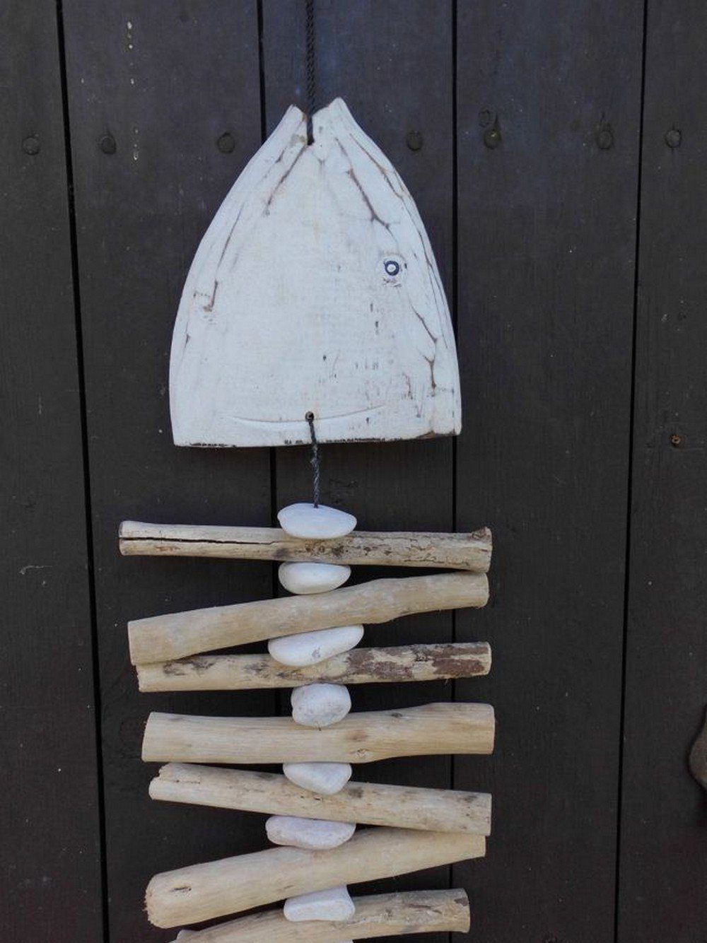 Deko-Impression Dekohänger Großer Hänger Fisch Fischgräte günstig online kaufen