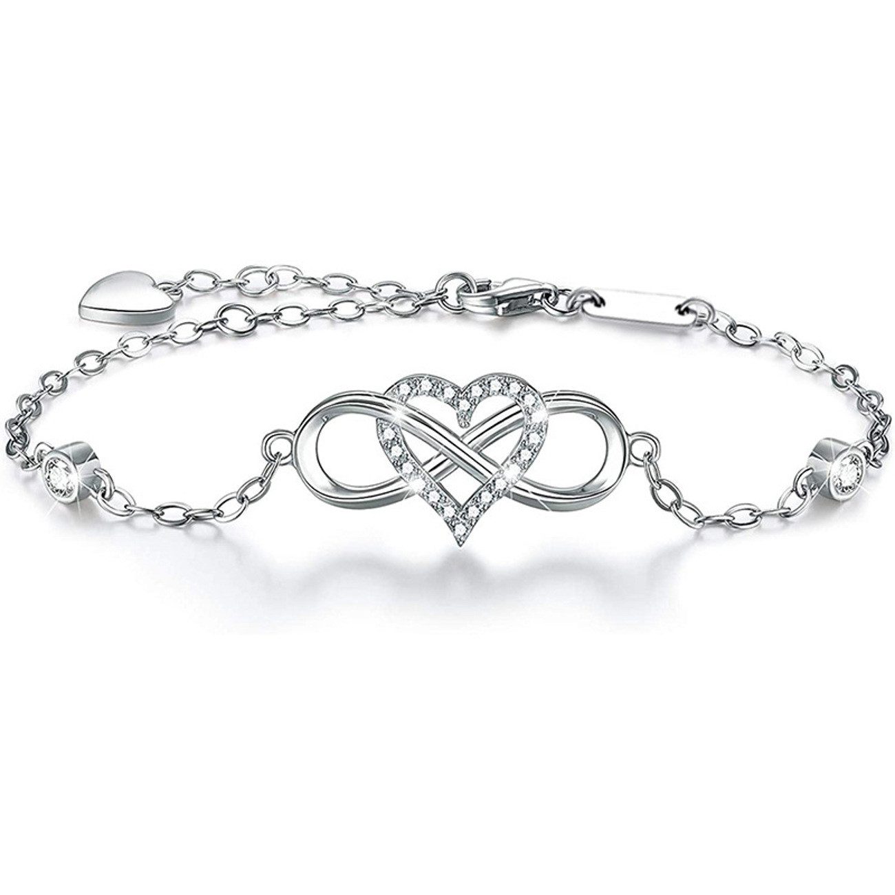 KARMA Silberarmband Damen Silber 925 Herz günstig online kaufen