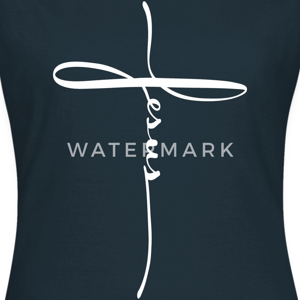 Spreadshirt T-Shirt Jesus Kreuz Christlich Frauen günstig online kaufen