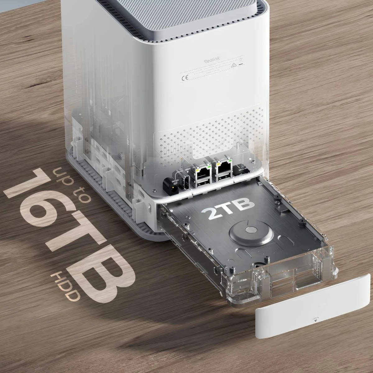 Reolink Home Hub P1 Sicherheitszentrale inkl. 2 TB Festplatte Netzwerk-Videorecorder (Sprachsteuerung, 24/7 lokale Aufzeichnung, Wi-Fi 6)