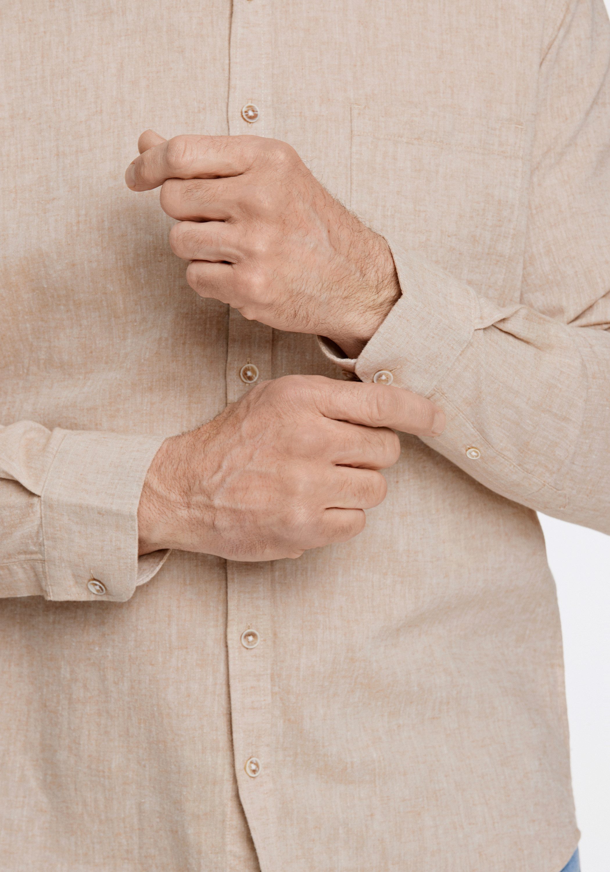 JACK’S Leinenhemd Leinenhemd (Langarm) Regular Fit