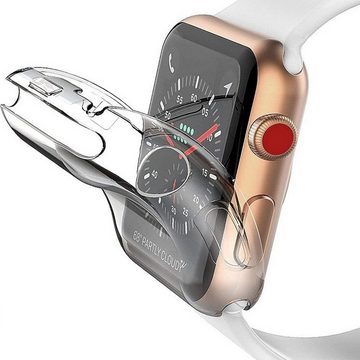 Diida Smartwatch-Hülle Schutzhülle für Apple Watch7/8,Transparent,40/44/41mm