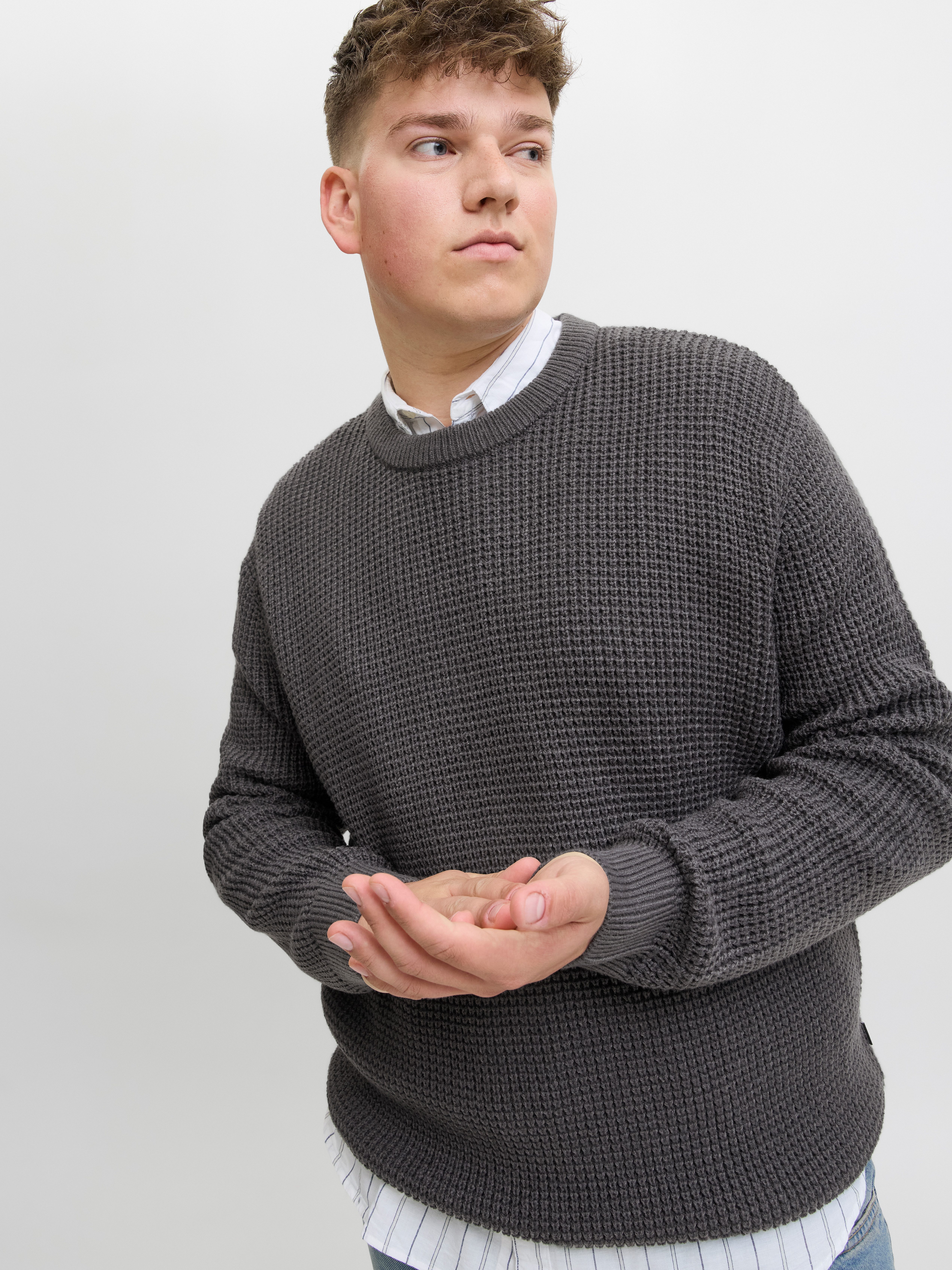 Jack & Jones PlusSize Strickpullover JJGLOBAL günstig online kaufen