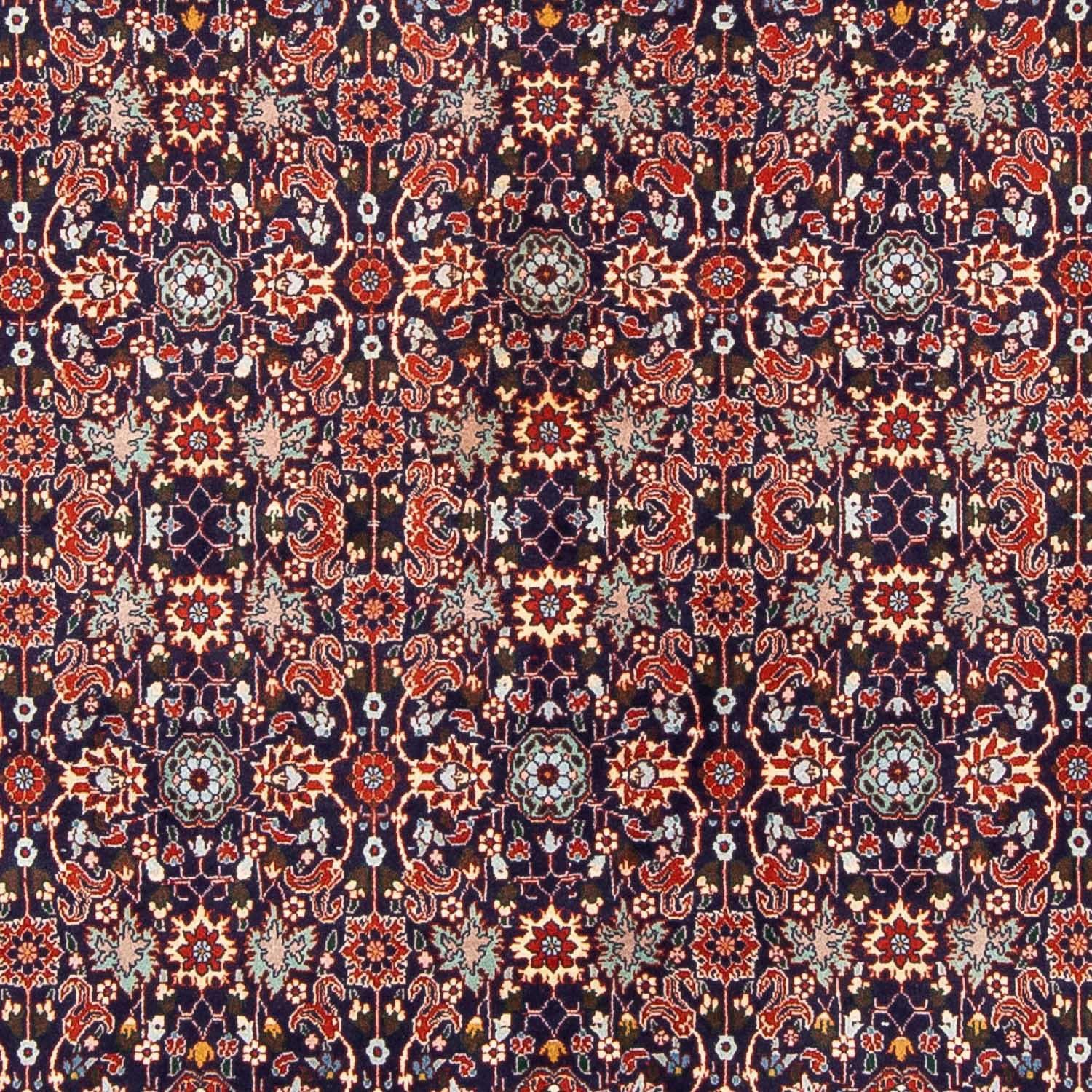 Orientteppich Perser - Bidjar - Höhe: x 163 15 Einzelstück rechteckig, 247 mit - mm, Wohnzimmer, Zertifikat dunkelblau, Handgeknüpft, morgenland, cm