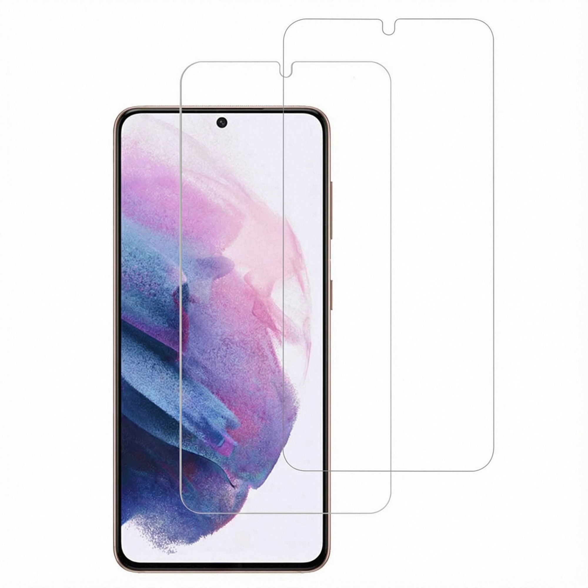 Accezz Displayschutzglas Accezz Displayschutz 2er-pack aus gehärtetem Glas Samsung Galaxy S22 P, 2 Stück