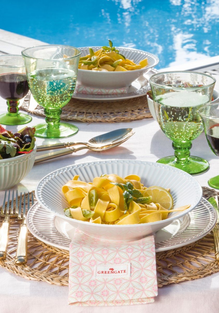 Greengate Speiseteller Alice Pastateller white 23 cm