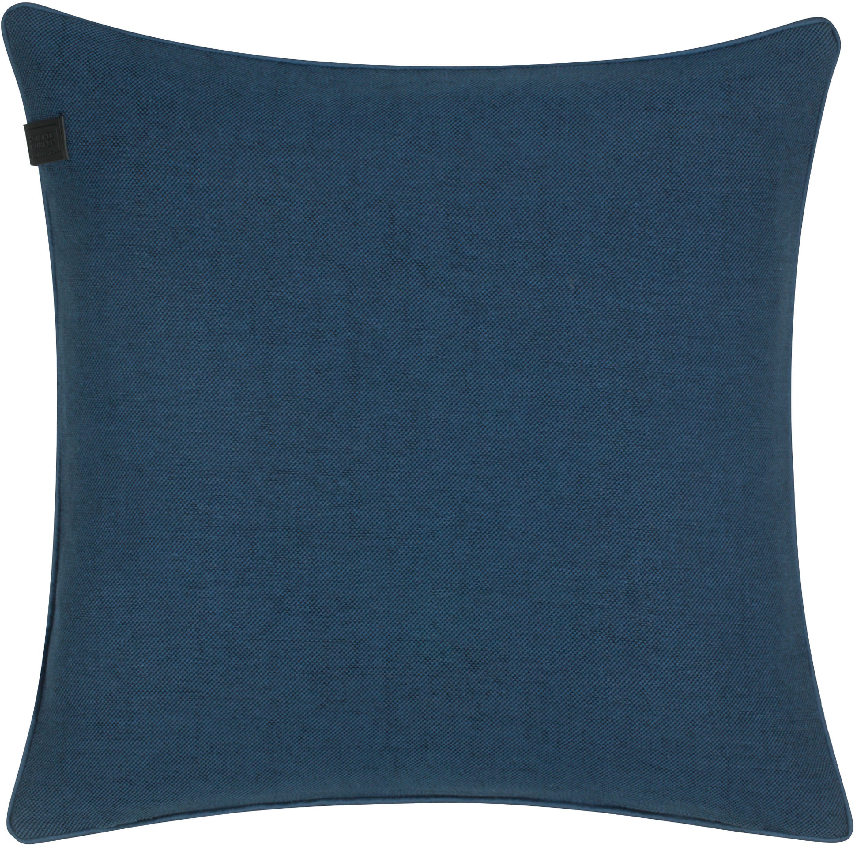 45x45 cm WOHNEN-Kollektion SCHÖNER Soft, navy/blau Dekokissen