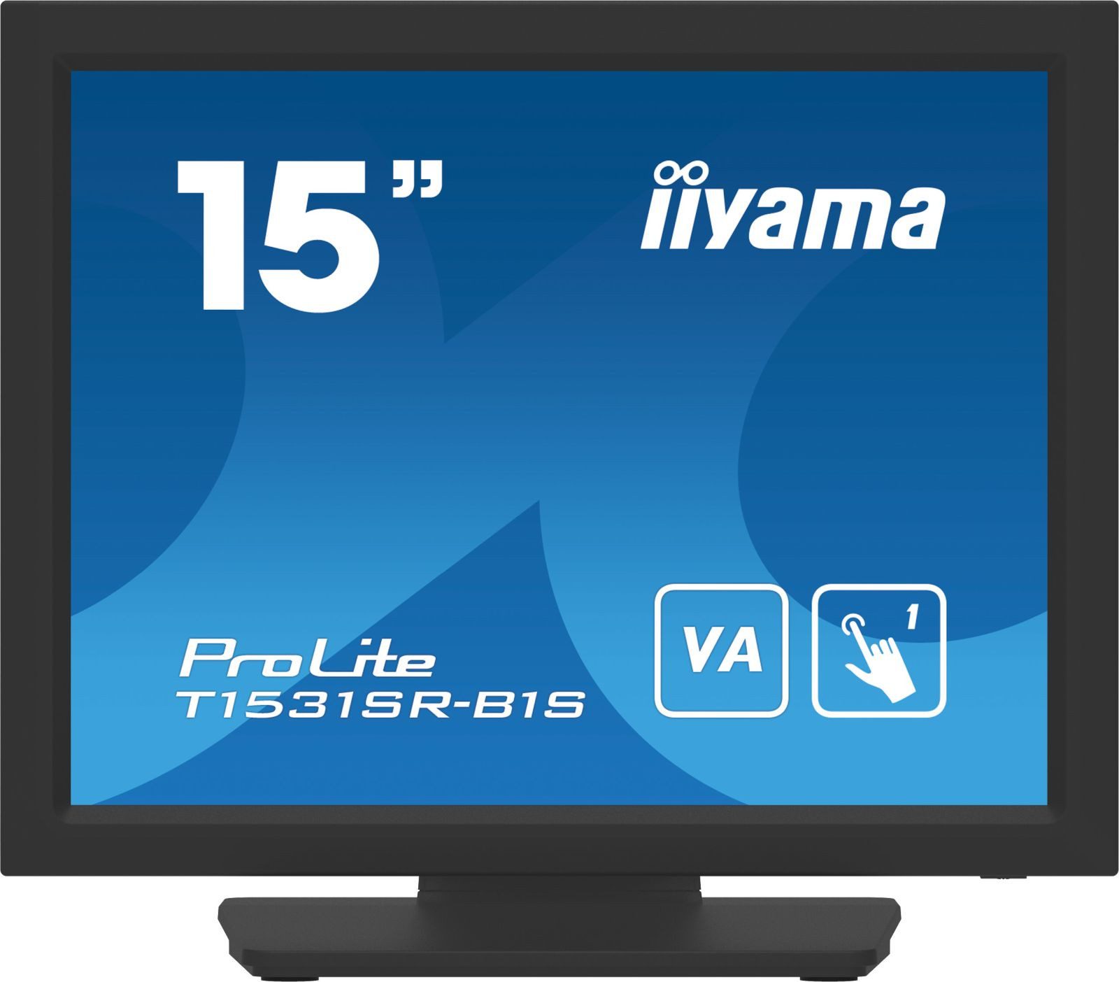 Iiyama T1531SR-B1S 38,1cm 15Zoll Resistive Touch VA-panel 1024x768 Speakers V TFT-Monitor (1024 x 768 px, XGA, 18 ms Reaktionszeit, VA, Touchscreen, Lautsprecher, HDCP)