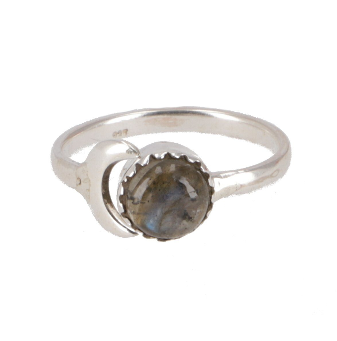 Silberring Filigraner Silberring mit Edelstein, Sonne..