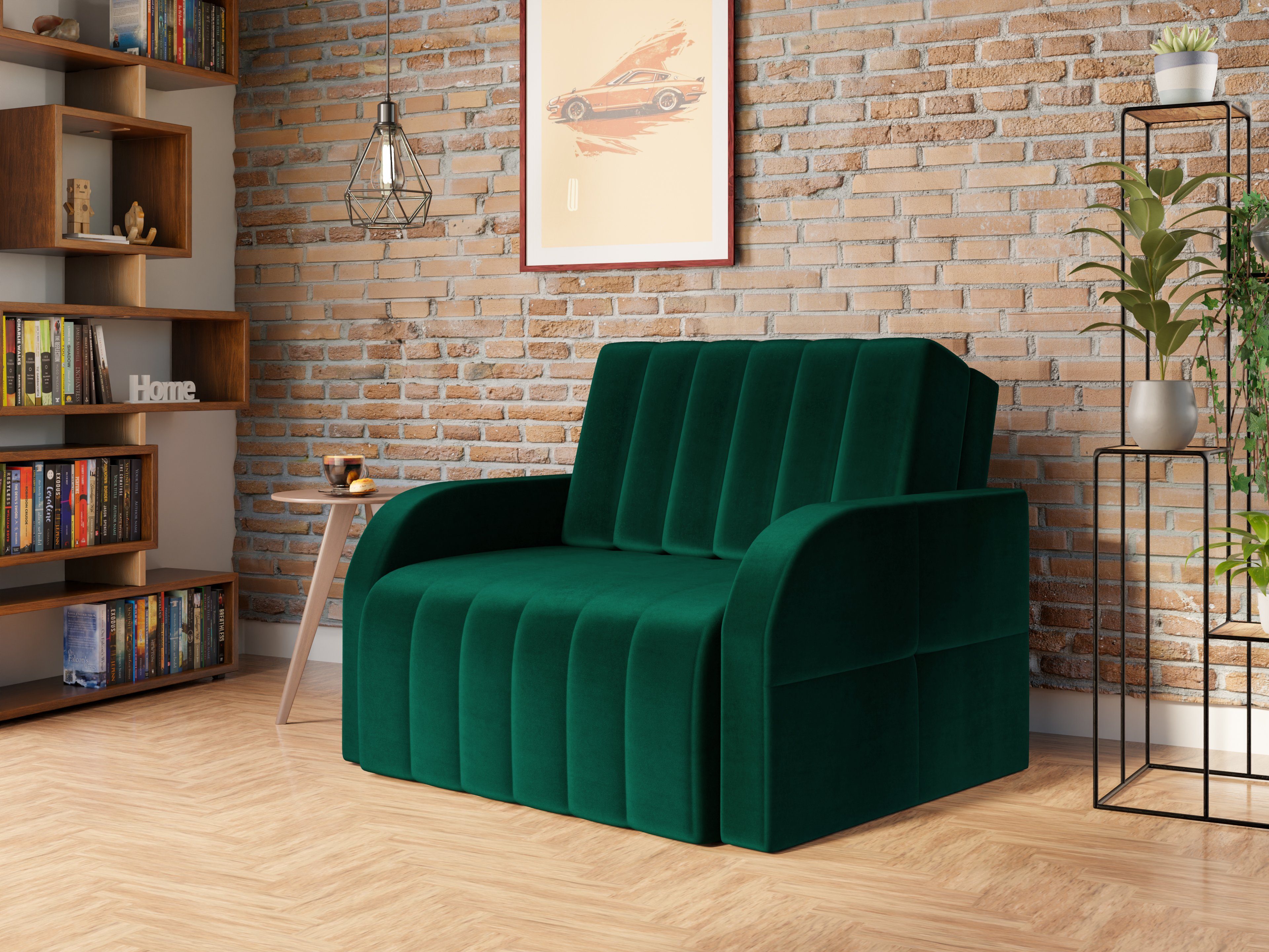MOEBLO Kindersofa aus Samtstoff MONTANA 80, günstig online kaufen