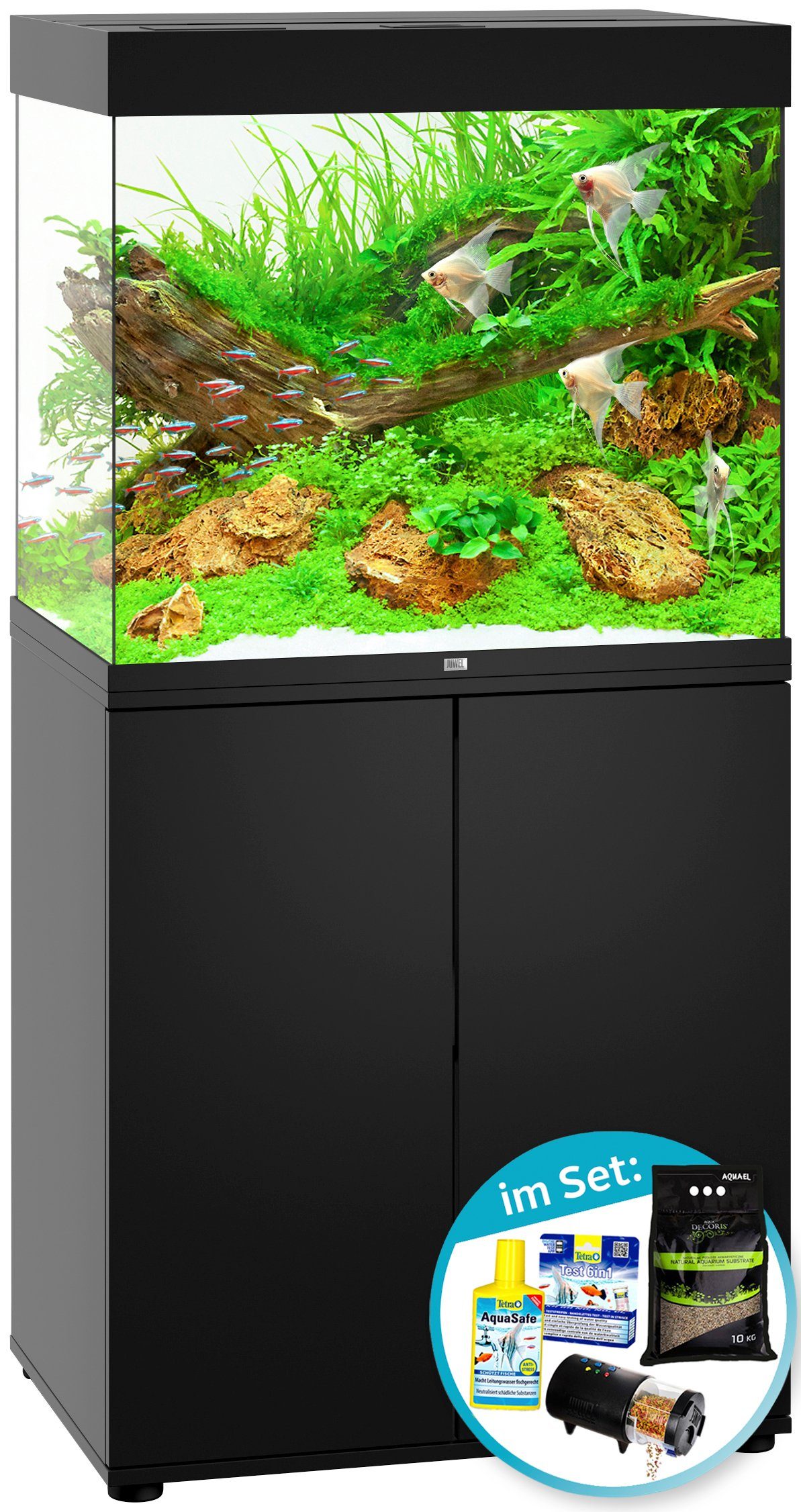 JUWEL AQUARIEN AquarienSet Lido 200 LED, 200 Liter, BxTxH 71x51x145