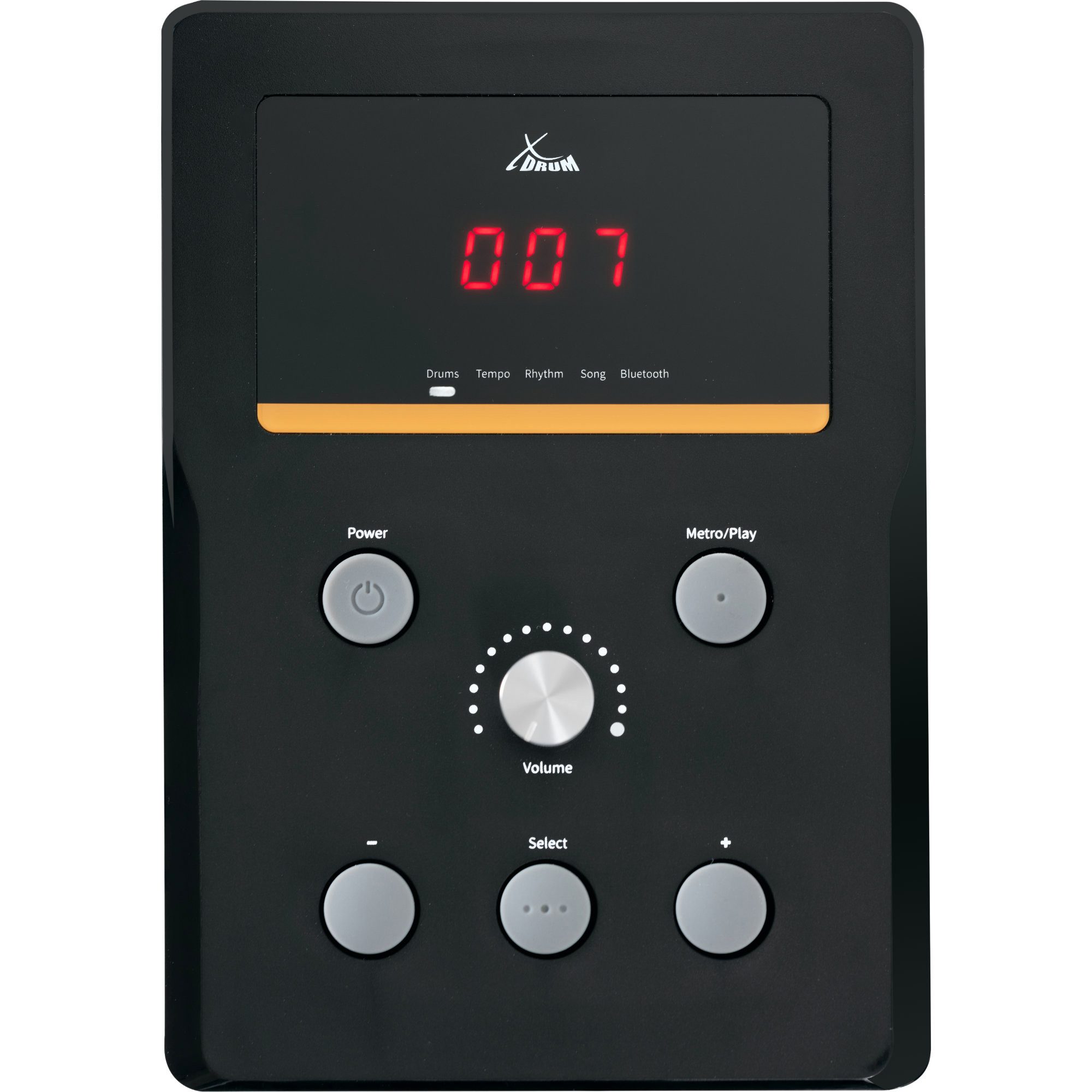 XDrum E-Drum DD-250P E-Drum Kit - Sehr platzsparendes E-Drum Set,Komplett-Set, 10-St., Integrierter Bluetooth-Empfänger, 12 Presetkits mit 74 Sounds & 10 Playalong Songs