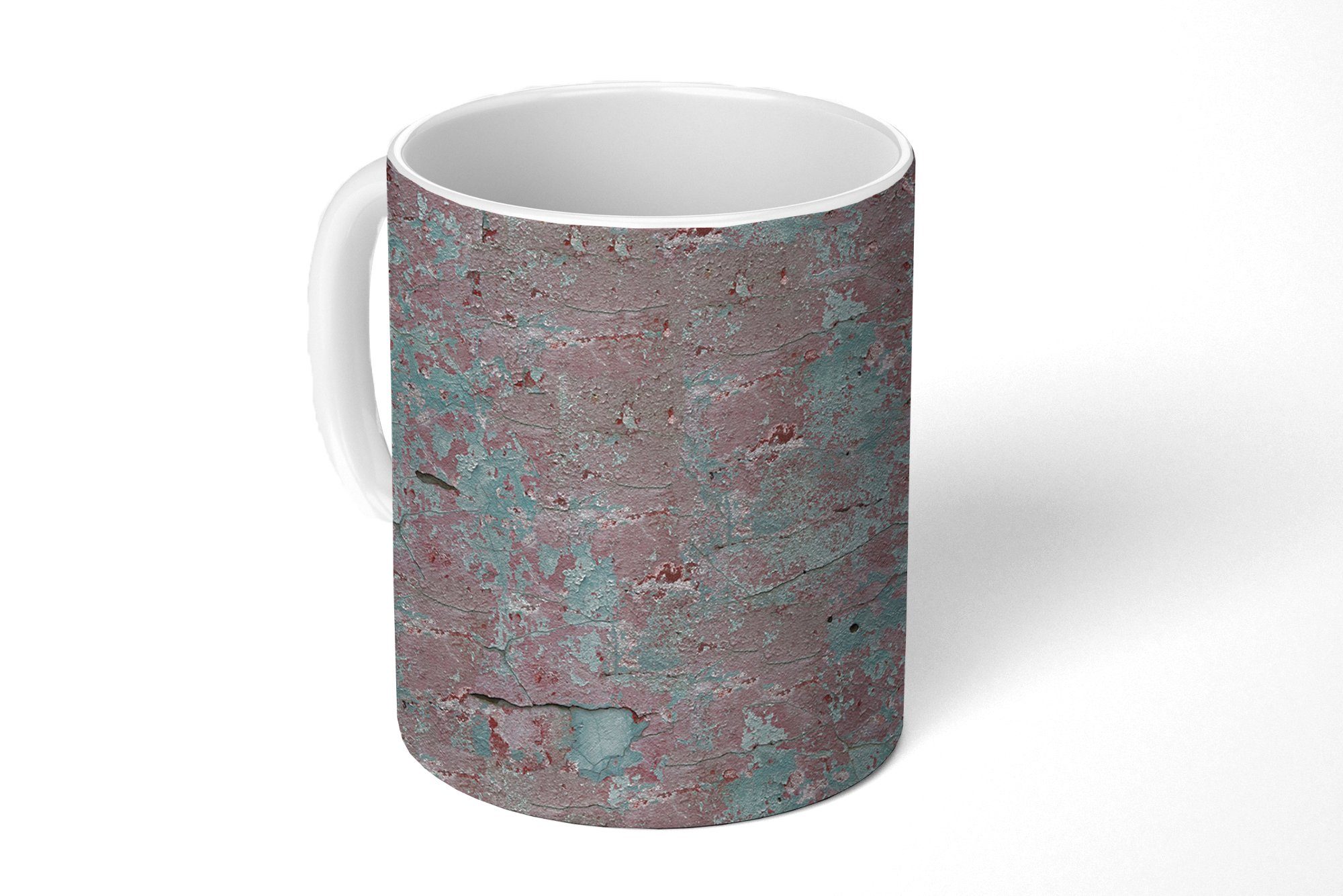 MuchoWow Tasse Rost - Metall Kaffeetassen, Keramik, Becher, Teetasse, Muster, Teetasse, - Geschenk