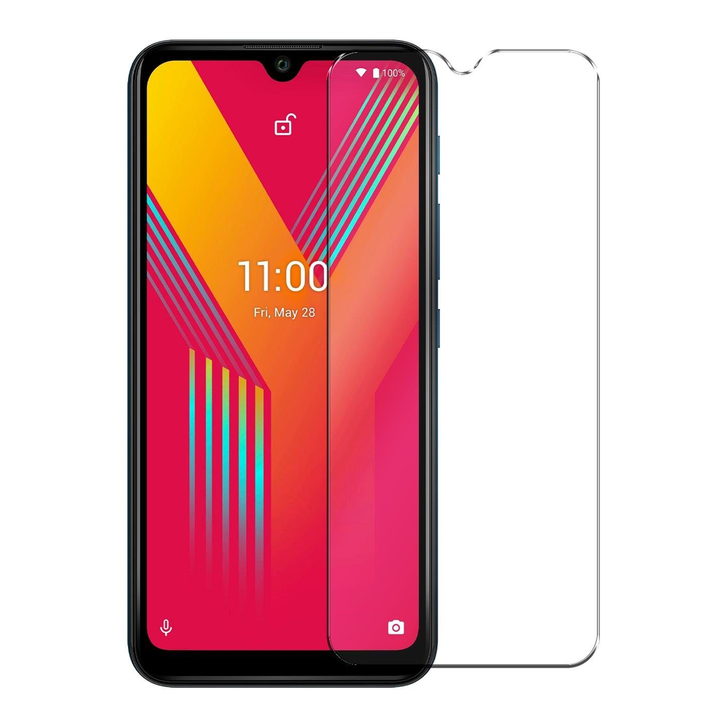 CoolGadget Schutzfolie Panzerfolie für Wiko Y62, (9H Härtegrad, 2x Schutzglas, 1xReinigungset), Displayfolie Panzer Schutzfolie 2 Stück für Wiko Y62 Glas Folie