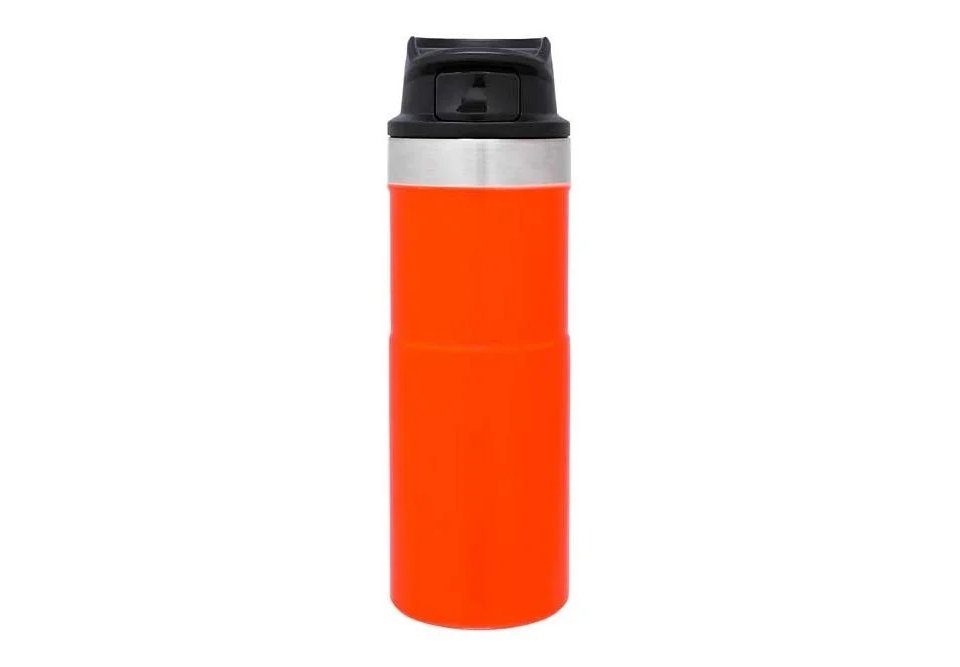 0,473 l Orange TRAVEL Herbertz Isolierbecher MUG CLASSIC TRIGGER-ACTION Stanley Thermoflasche