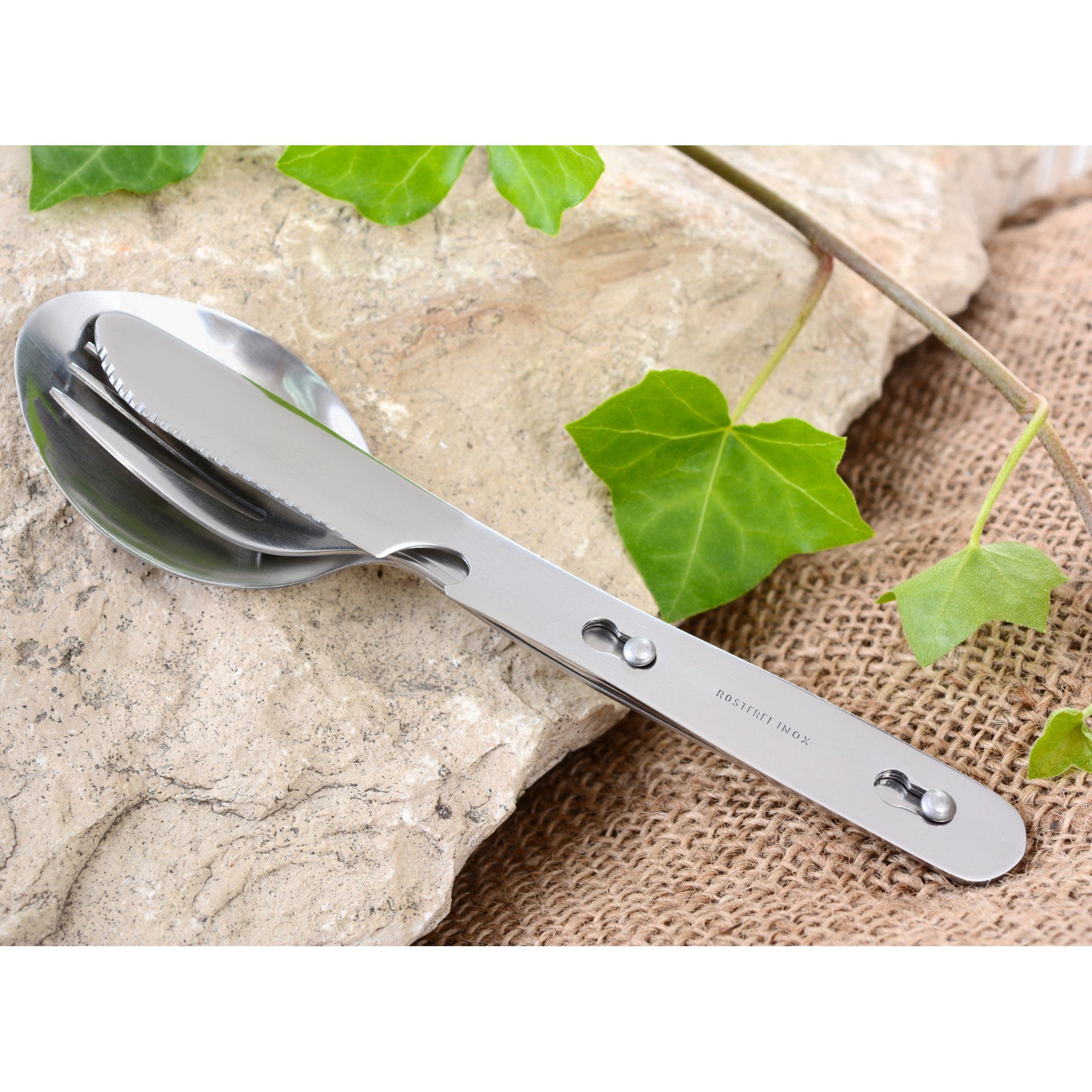 GRÄWE Campinglöffel GRÄWE Campingbesteck / Outdoorbesteck 3-teilig