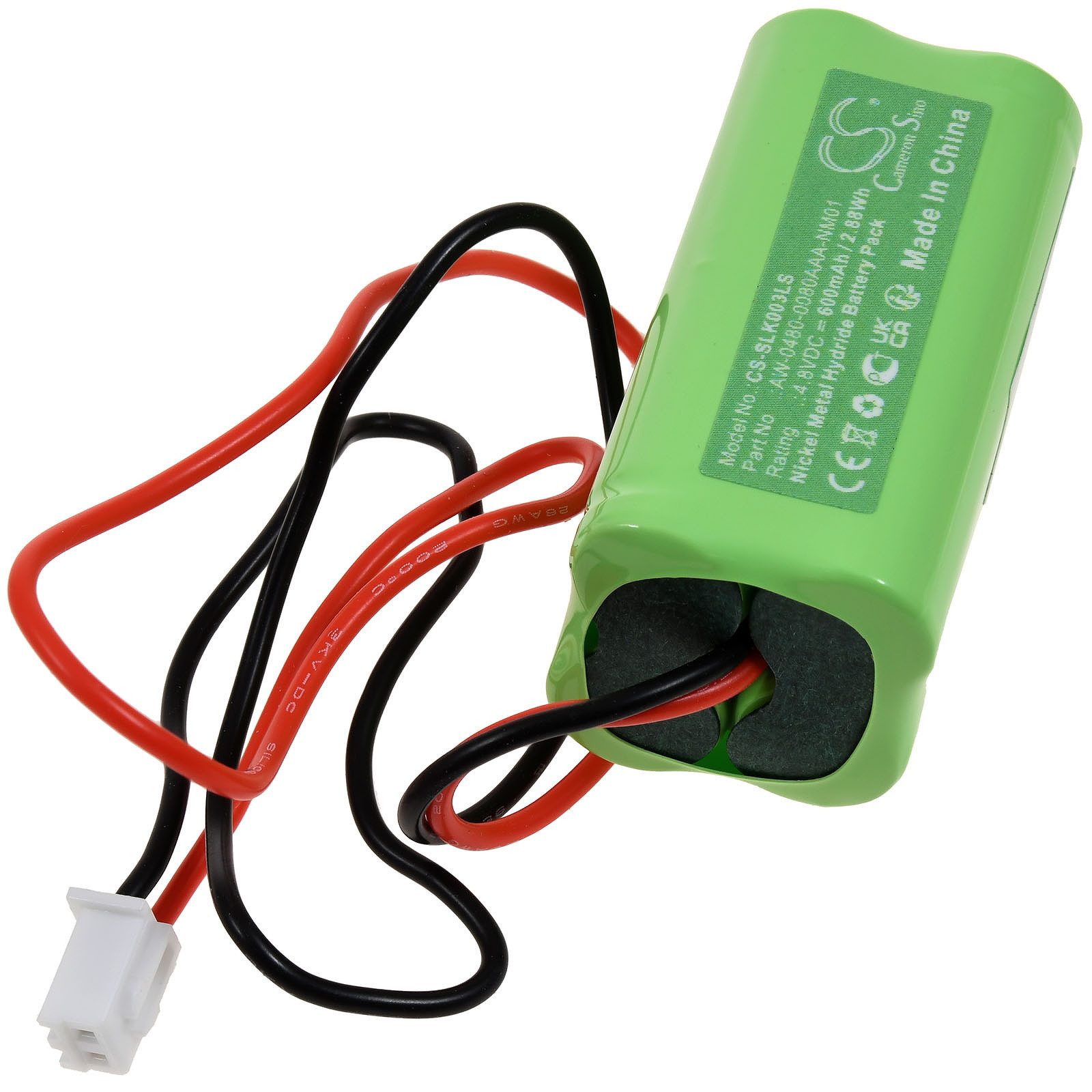Powery Akku für Schrack Typ AW-0480-0080AAA-NM01 Akku 600 mAh (4.8 V)