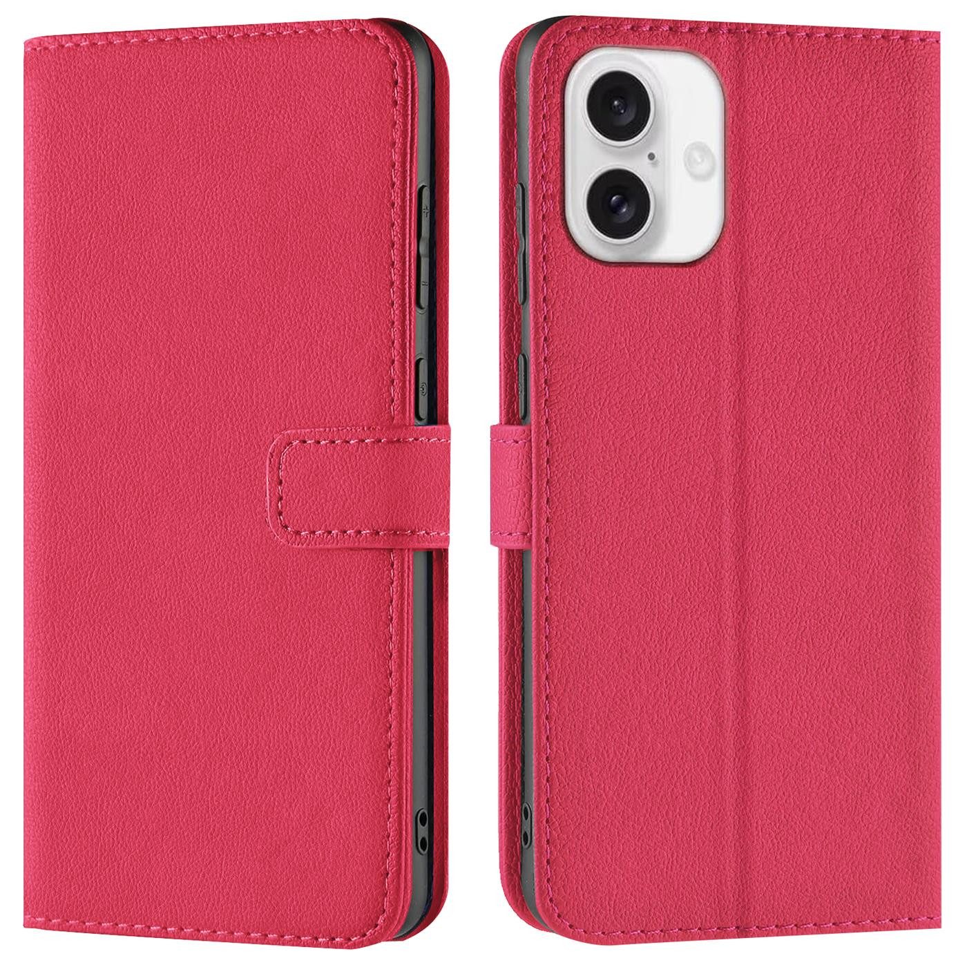 CoolGadget Handyhülle Wallet Klapp Tasche Book Case für Apple iPhone 16 Plus 6,7 Zoll, Hülle Klapphülle Flip Cover Etui Schutzhülle