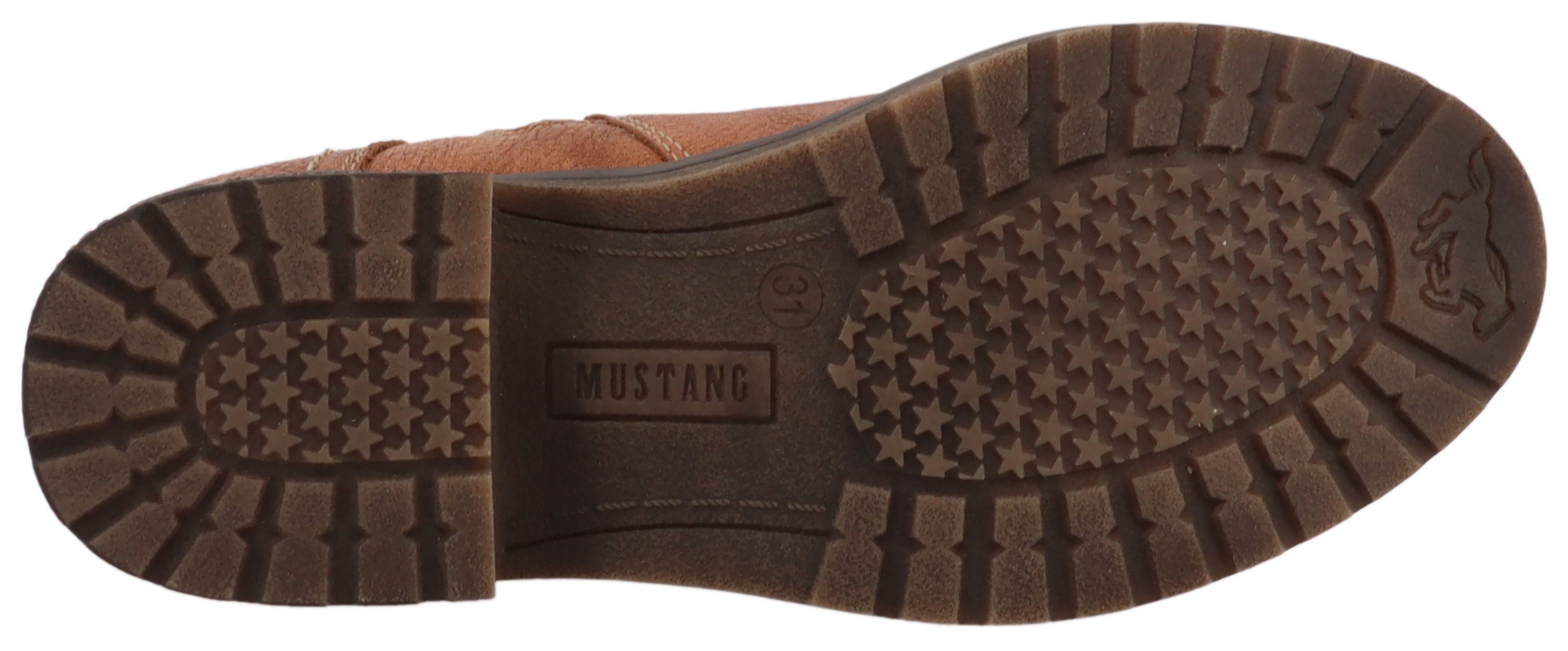 Mustang Shoes Concetta Winterstiefel Stiefel, Schnürstiefel mit TEX-Membran