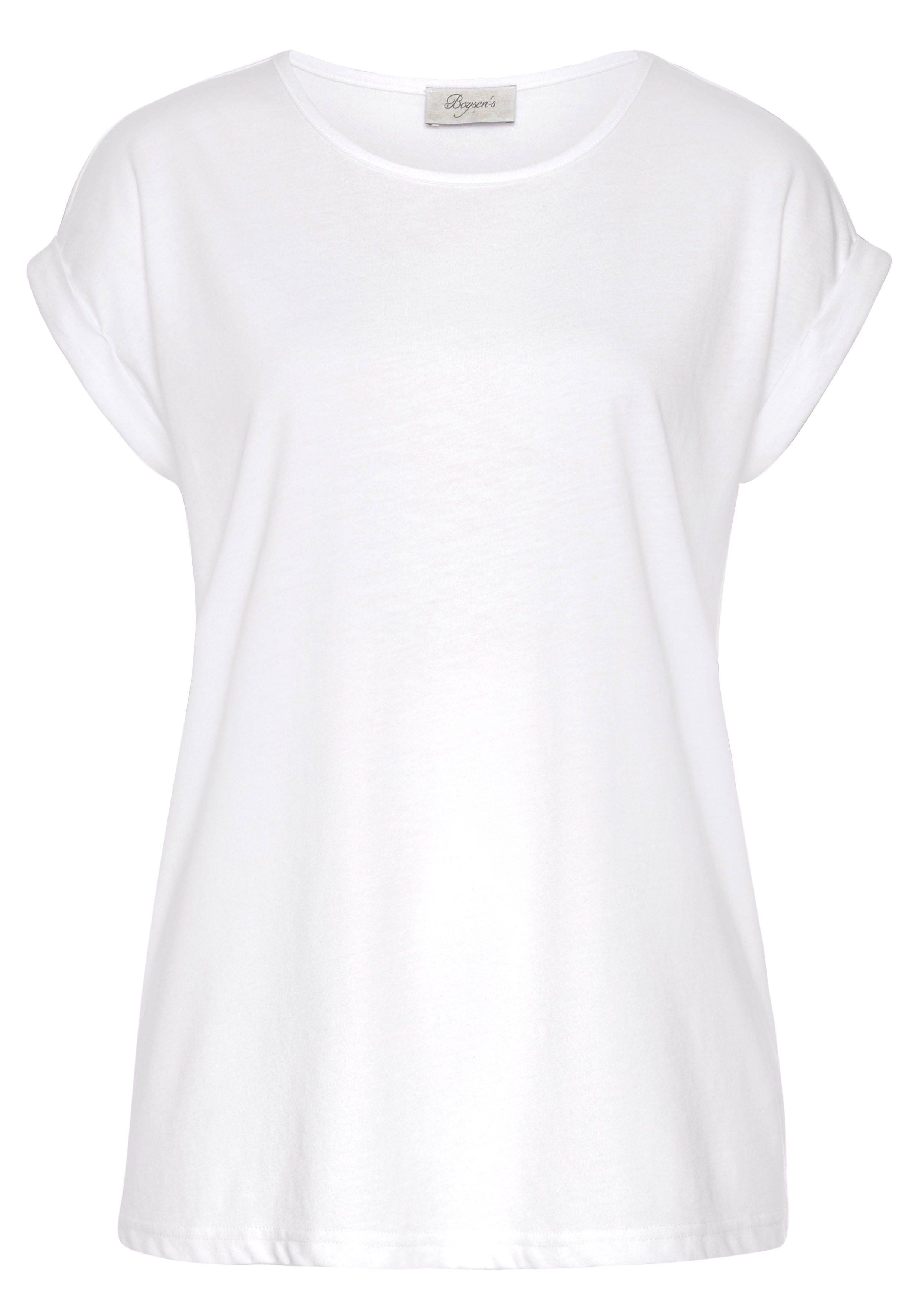 T-Shirt im Basic-Stil, weicher Baumwoll-Jersey, viele Farben und Größen