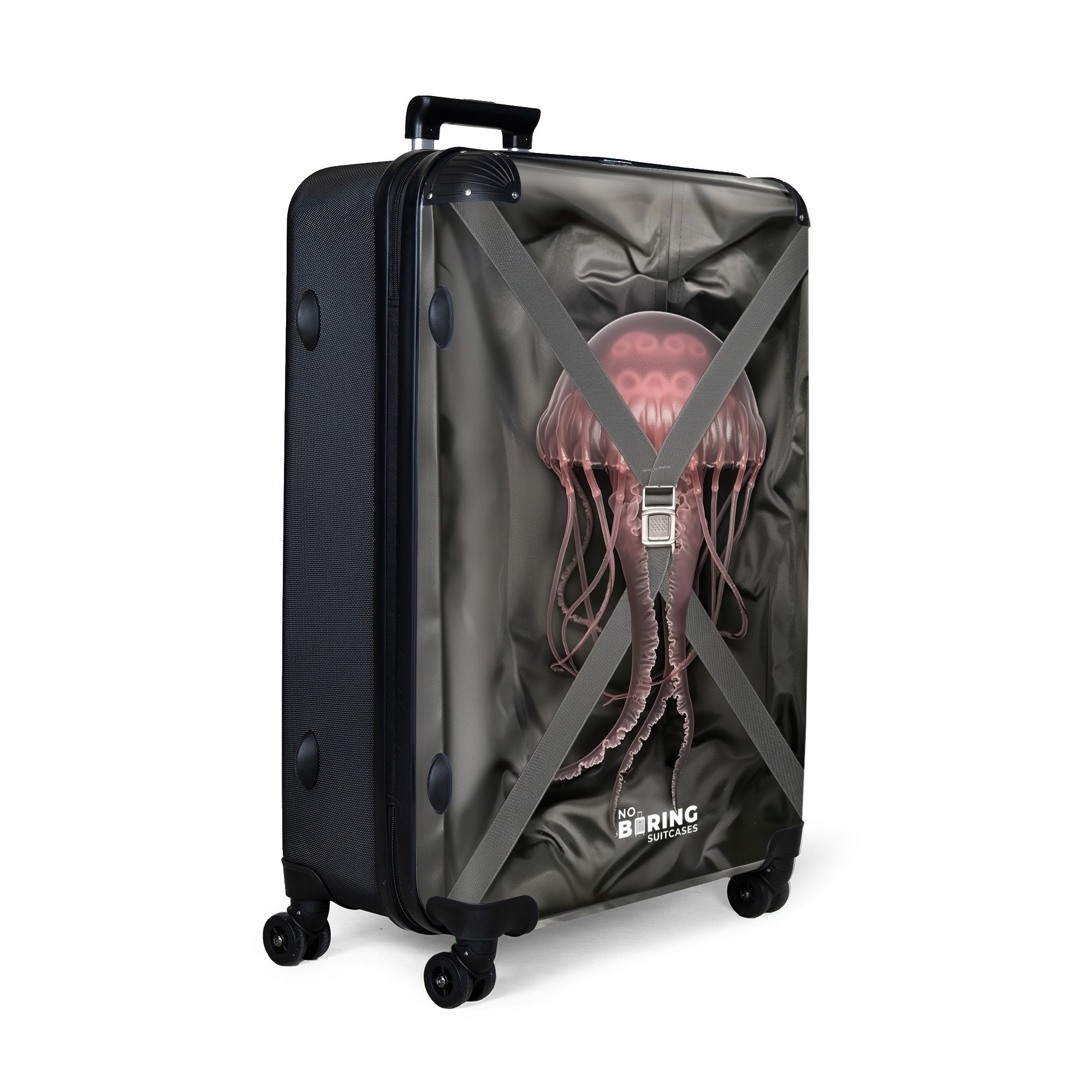 NoBoringSuitcases.com© Hartschalen-Trolley Quallen auf dem Vormarsch günstig online kaufen