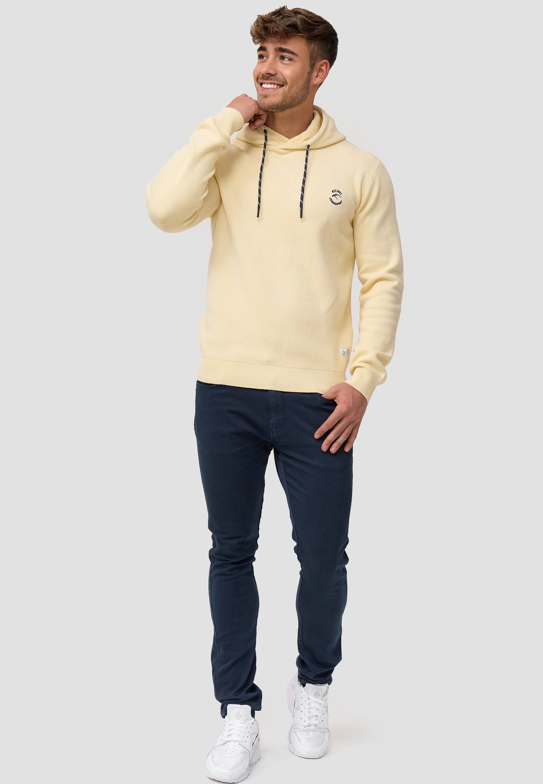 Indicode Hoodie Herren Longview Sweatshirt Kapuze Herrenhoodie (Kapuzenpullover)