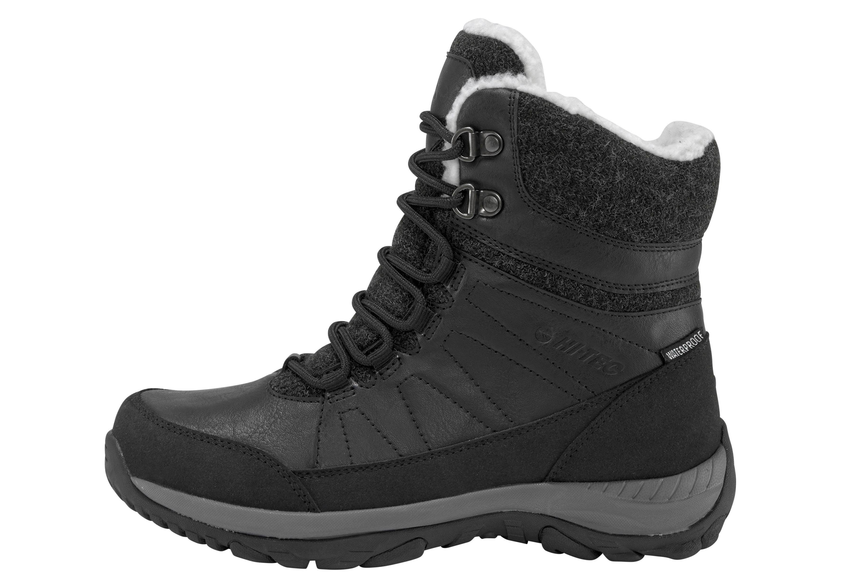 Hi-Tec RIVA MID Black Outdoorwinterstiefel wasserabweisend und WATERPROOF wärmend