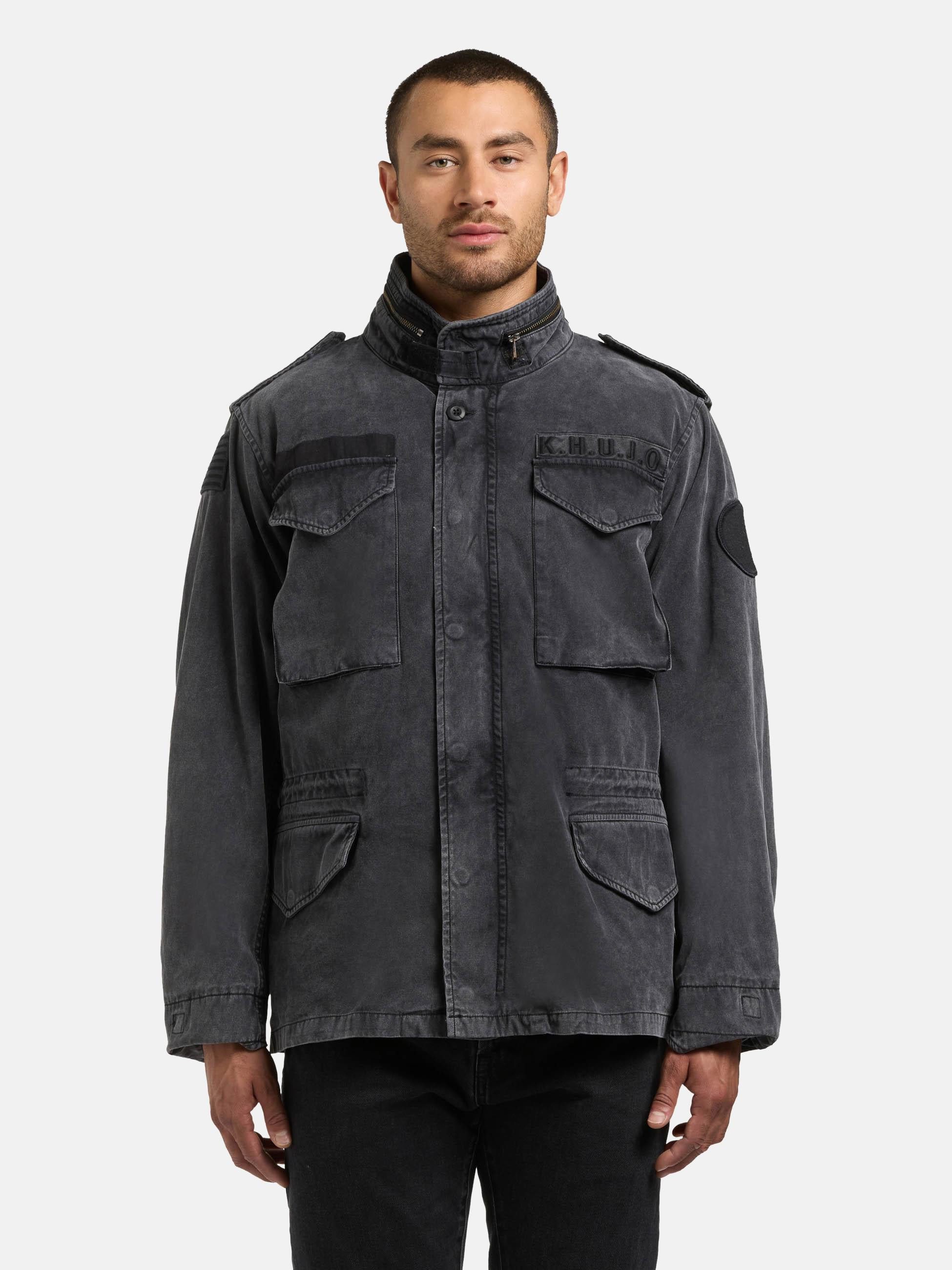 khujo Funktionsjacke Gene (1-St) Übergangsparka mit Stehkragen