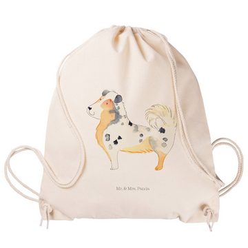 Mr. & Mrs. Panda Sporttasche Hund Australien Shepherd - Transparent - Geschenk, Sporttasche, Beute (1-tlg), Design trifft Funktion