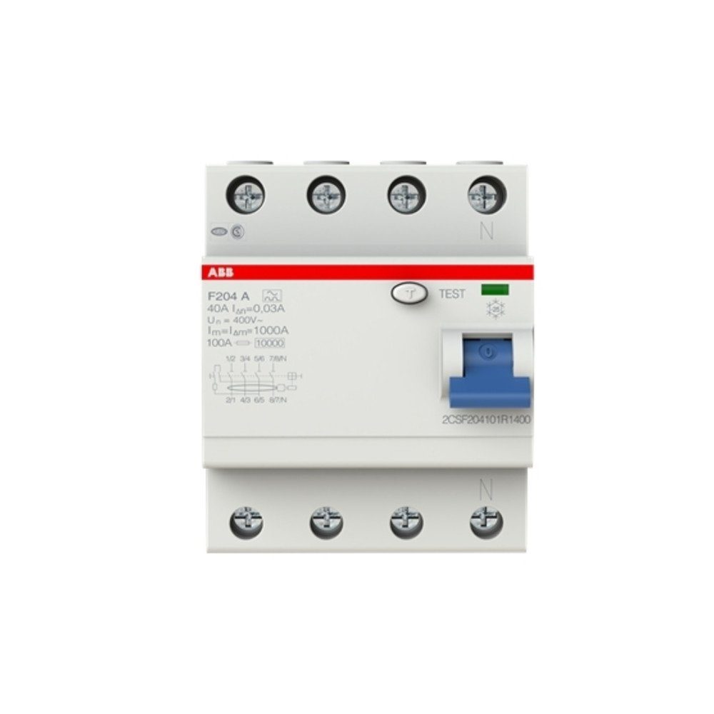 ABB Schalter FI-Schutzschalter pro M compact, 4-polig, 40 A, 30 mA