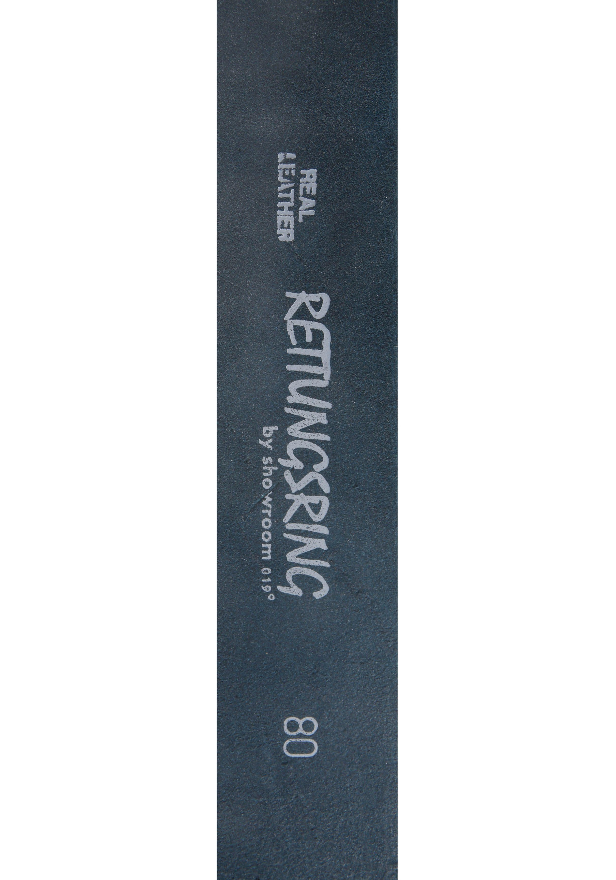 019° »Vollmond showroom Ledergürtel by Jeansblau«, austauschbarer RETTUNGSRING mit Silber« »Gump Schließe