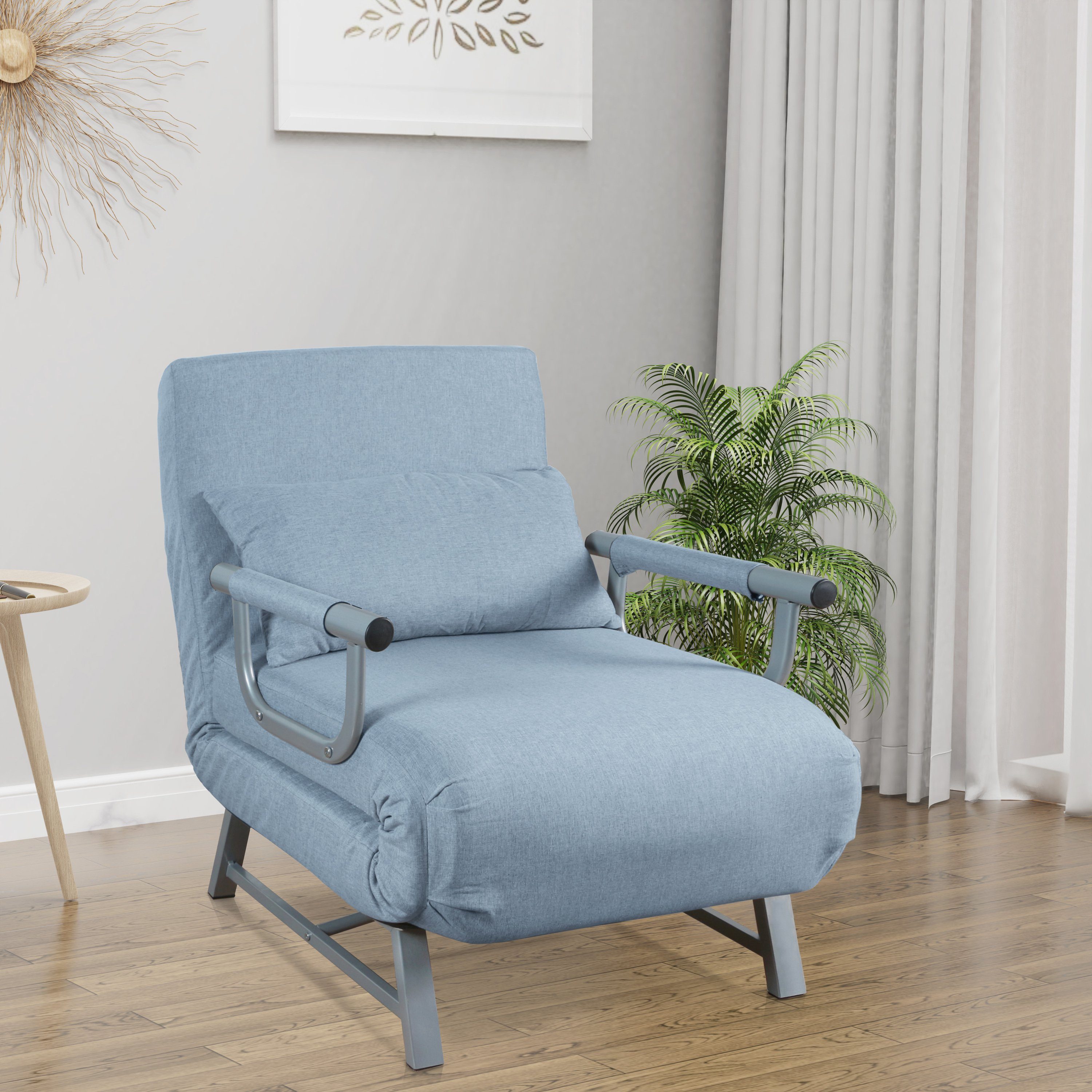 VCM Schlafsofa Schlafsessel Sessel Kolino mit Schlaffunktion