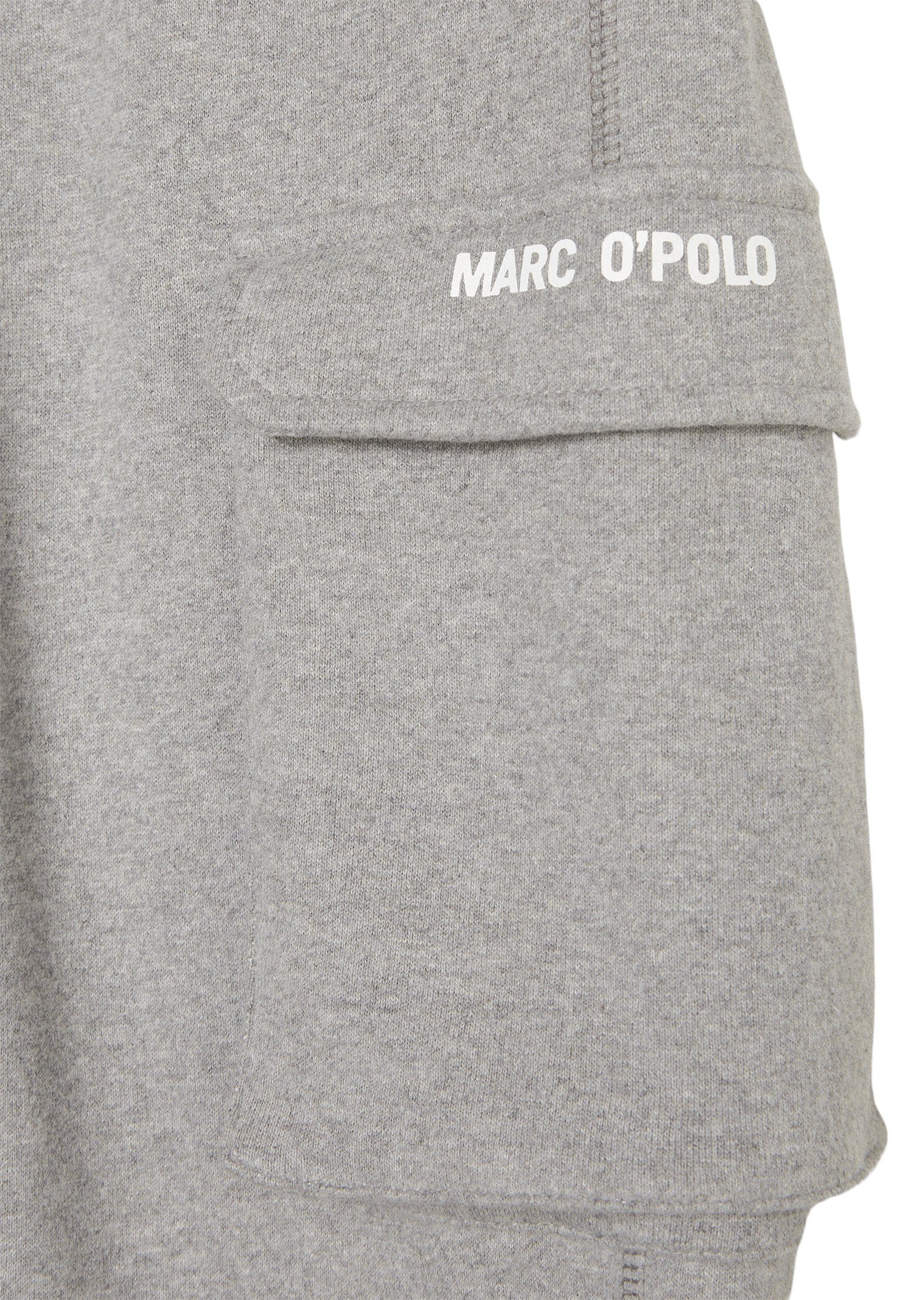 Marc O'Polo Chinohose Bio-Baumwolle grau aus