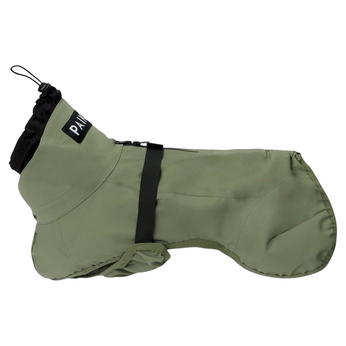 PAIKKA Hunderegenmantel Hunde Regenjacke reflektierend "Reflective Shell Jacket" olive