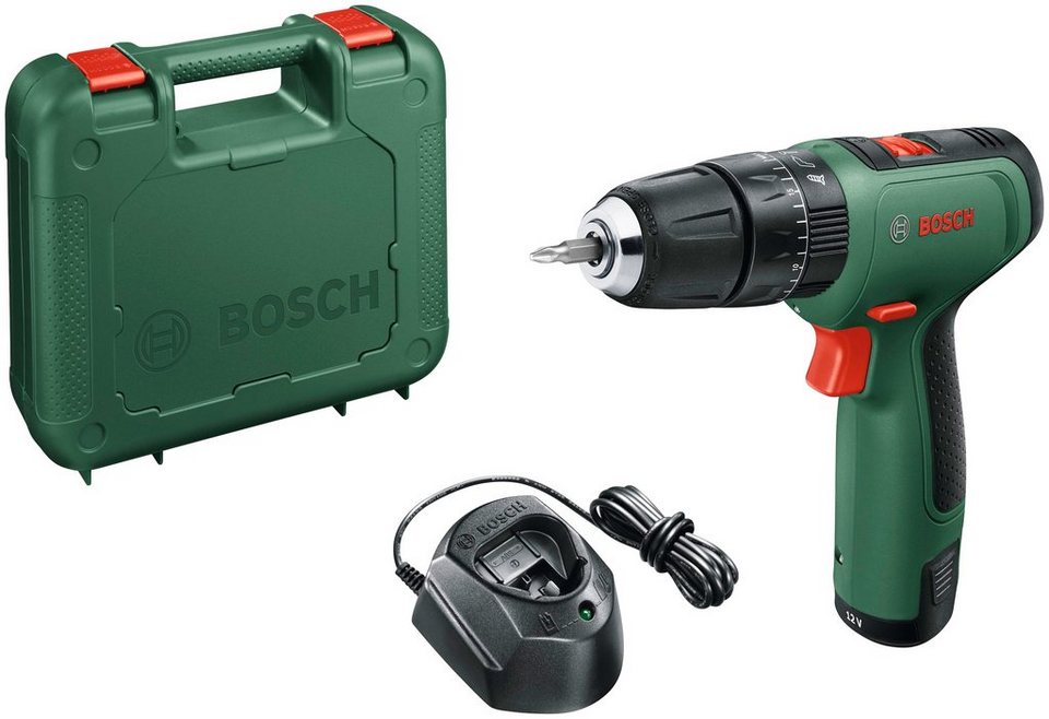 Bosch Home & Garden Akku-Schlagbohrschrauber EasyImpact 1200, max. 1500 U/ min, mit Akku und Ladegerät, Ultimative Flexibilität – Kompatibel mit dem  12V POWER FOR ALL System