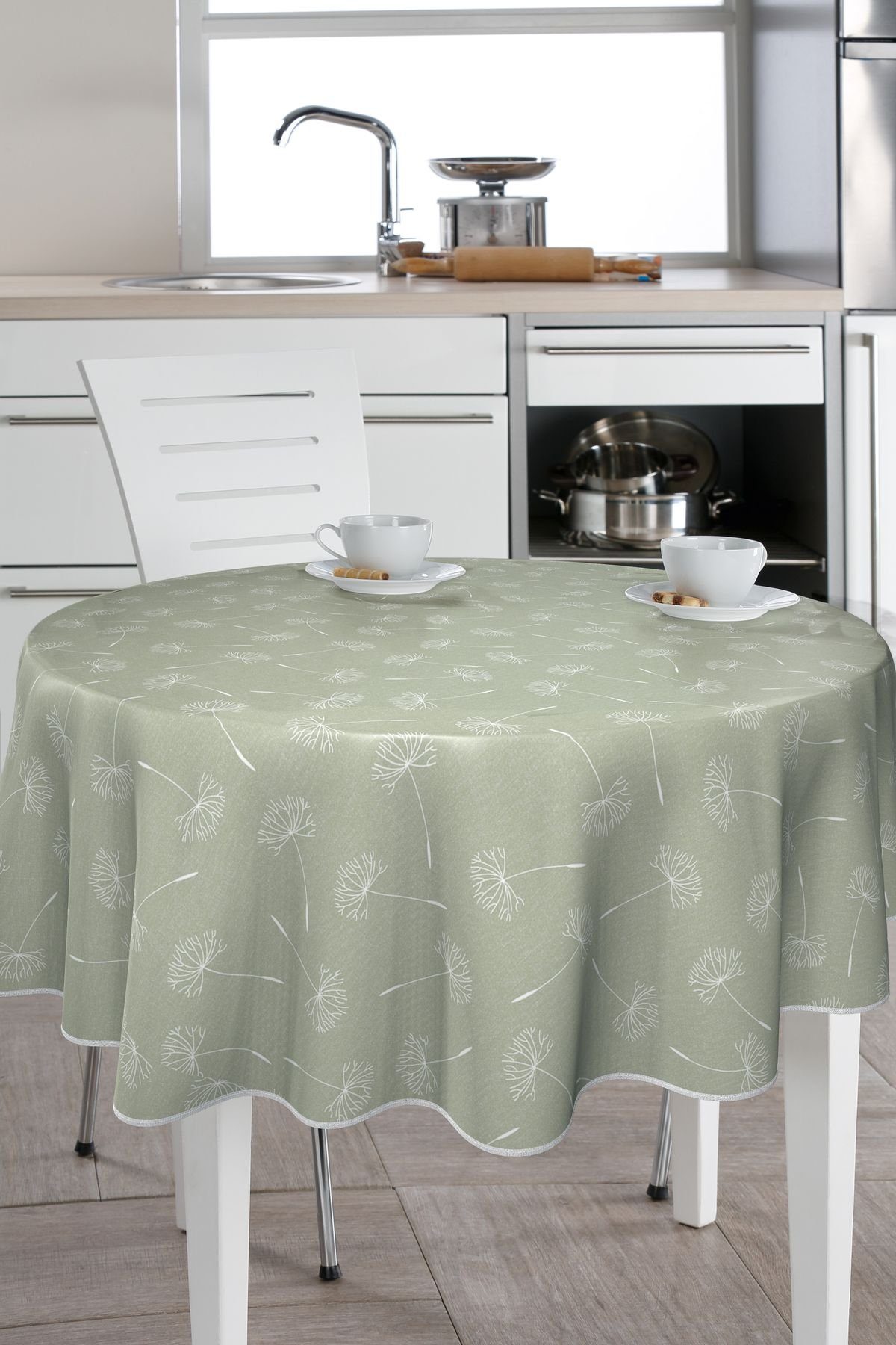 Beautex Tischdecke Wachstuch Tischdecke abwischbar rutschfest mit Paspelband Eckig Rund (1-tlg)