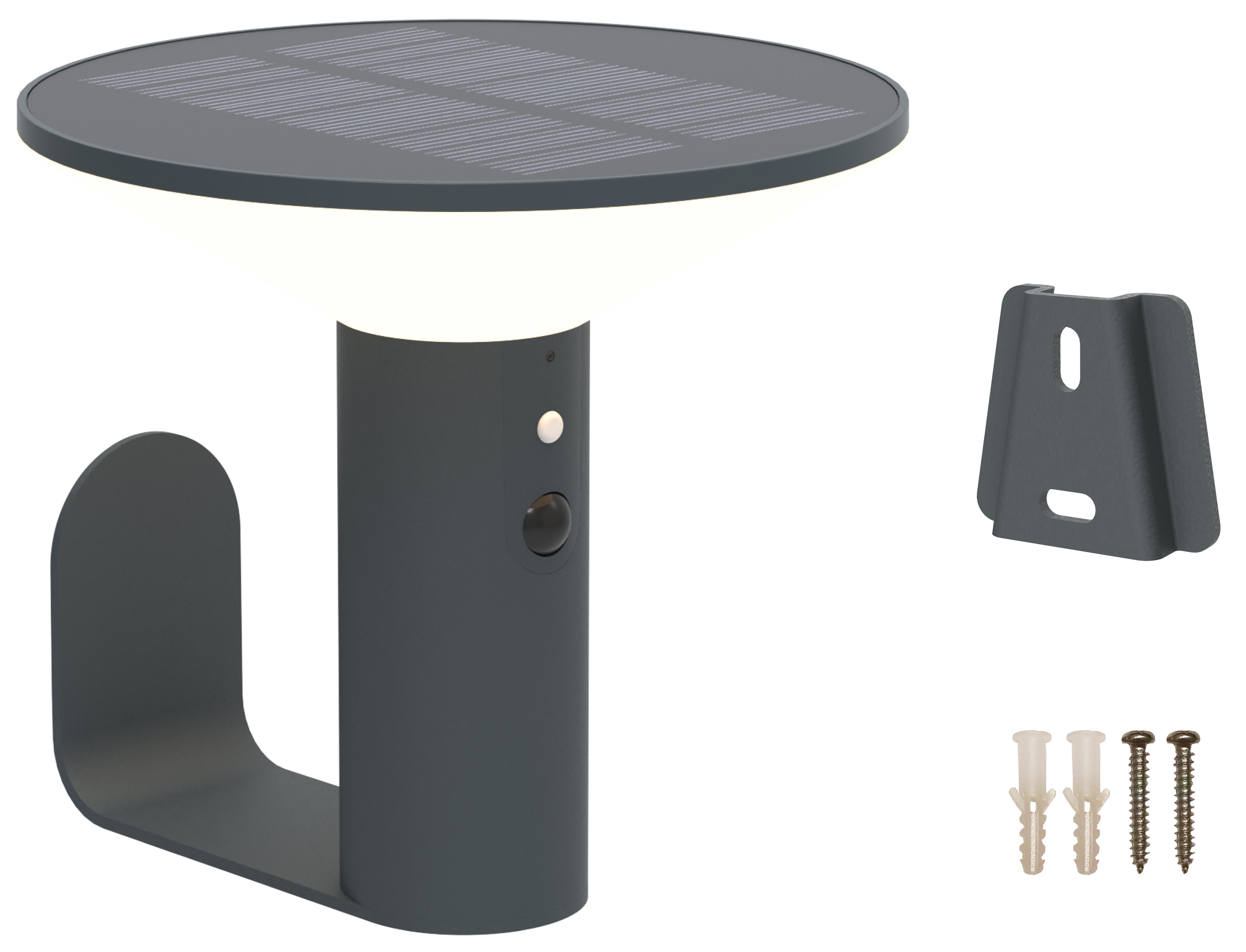 BOLD LED Solarleuchte Solar-Wandleuchte mit Bewegungsmelder, LED fest integ günstig online kaufen