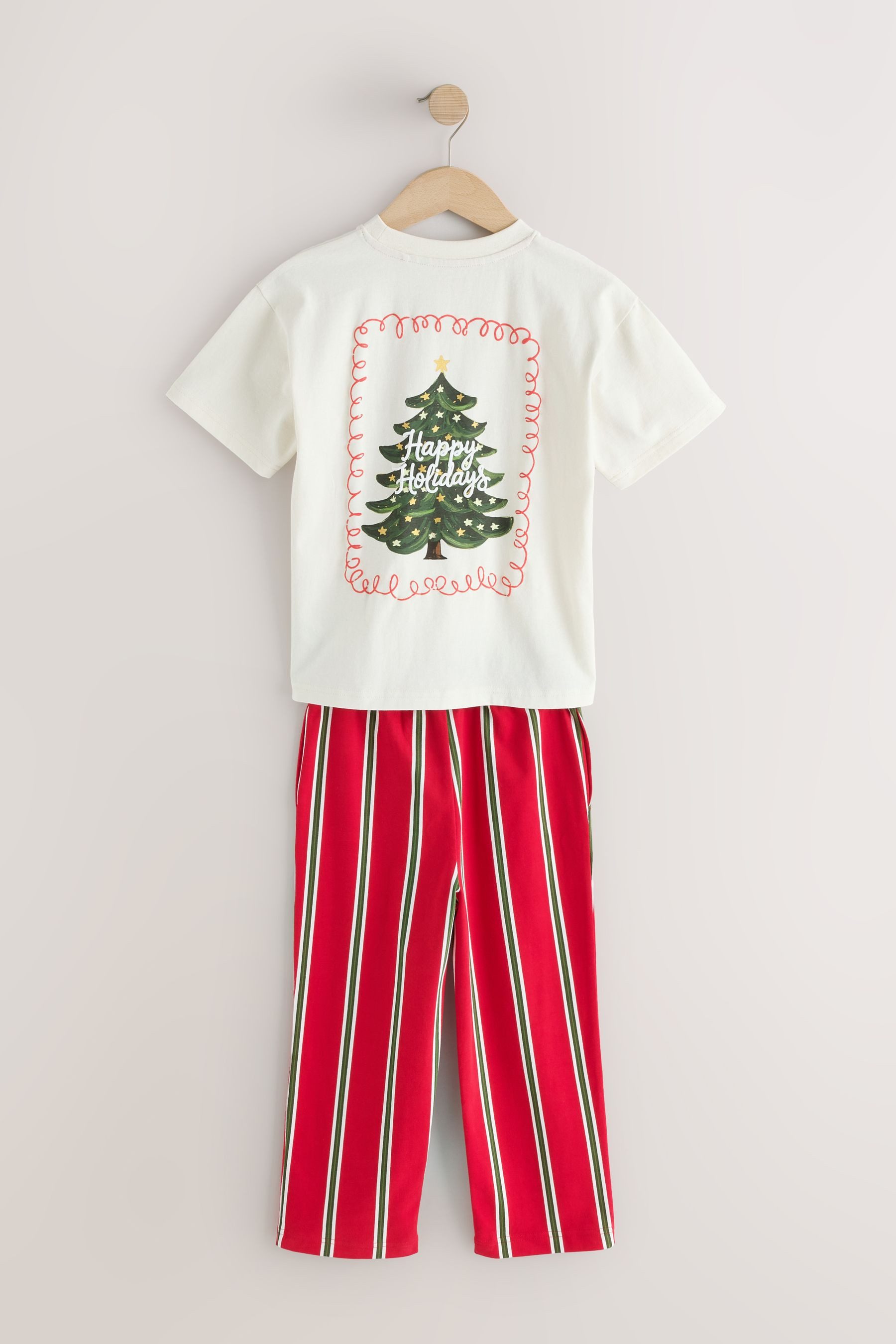 Next Pyjama Weihnachtlicher Schlafanzug, Familien-Kollektion (2 tlg)
