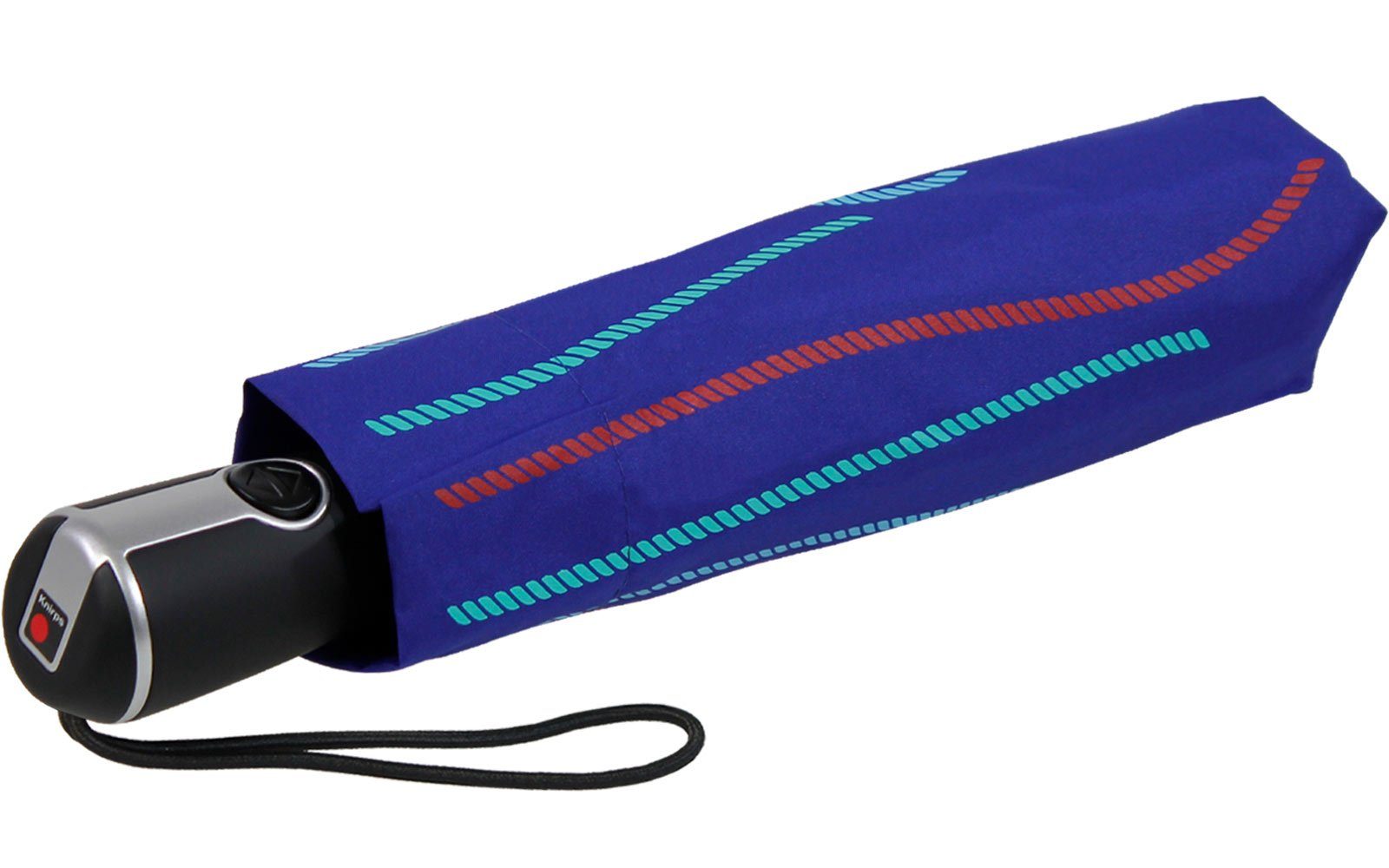 Knirps® Stockregenschirm Large Duomatic mit Farbwechsel - Wet Print Rope, bei Nässe färben sich die weißen Fäden bunt – Bild 5 von 5