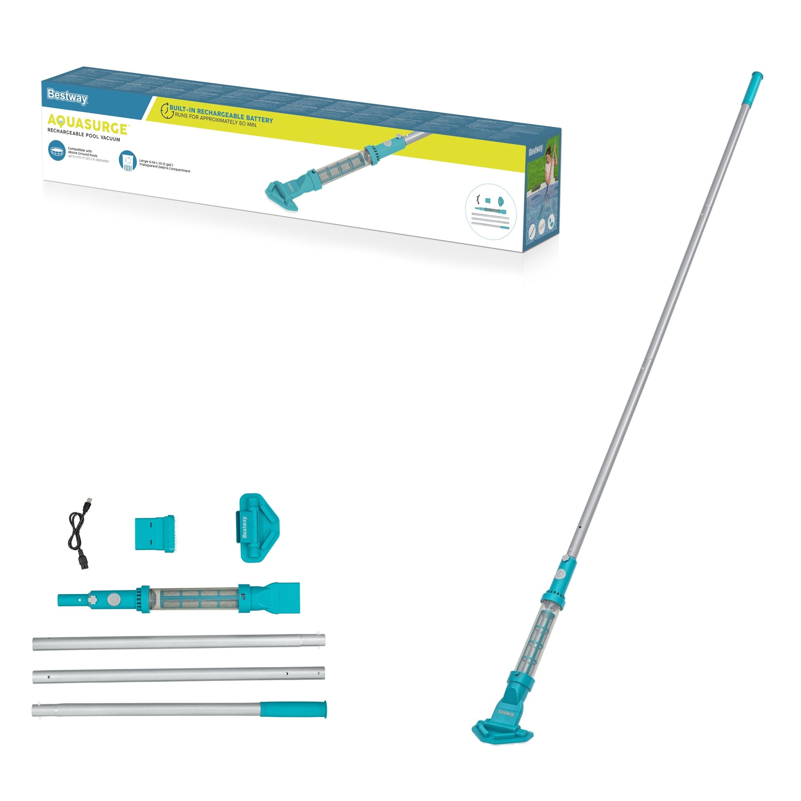 Poolbodensauger Poolstaubsauger, Akku-Poolsauger, batteriebetriebener Poolsauger