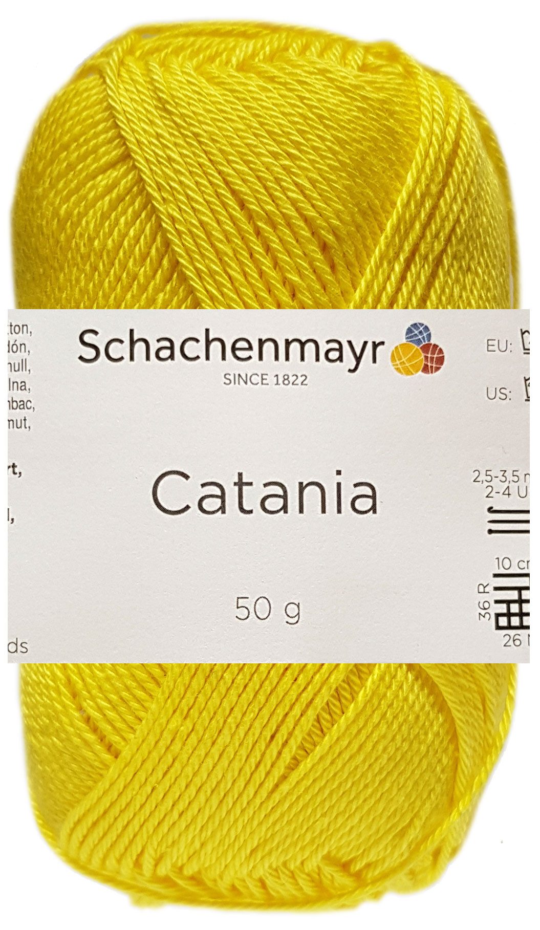 Schachenmayr 50 Gramm Schachenmayr Catania Farbauswahl Bastelgarn, 125 m