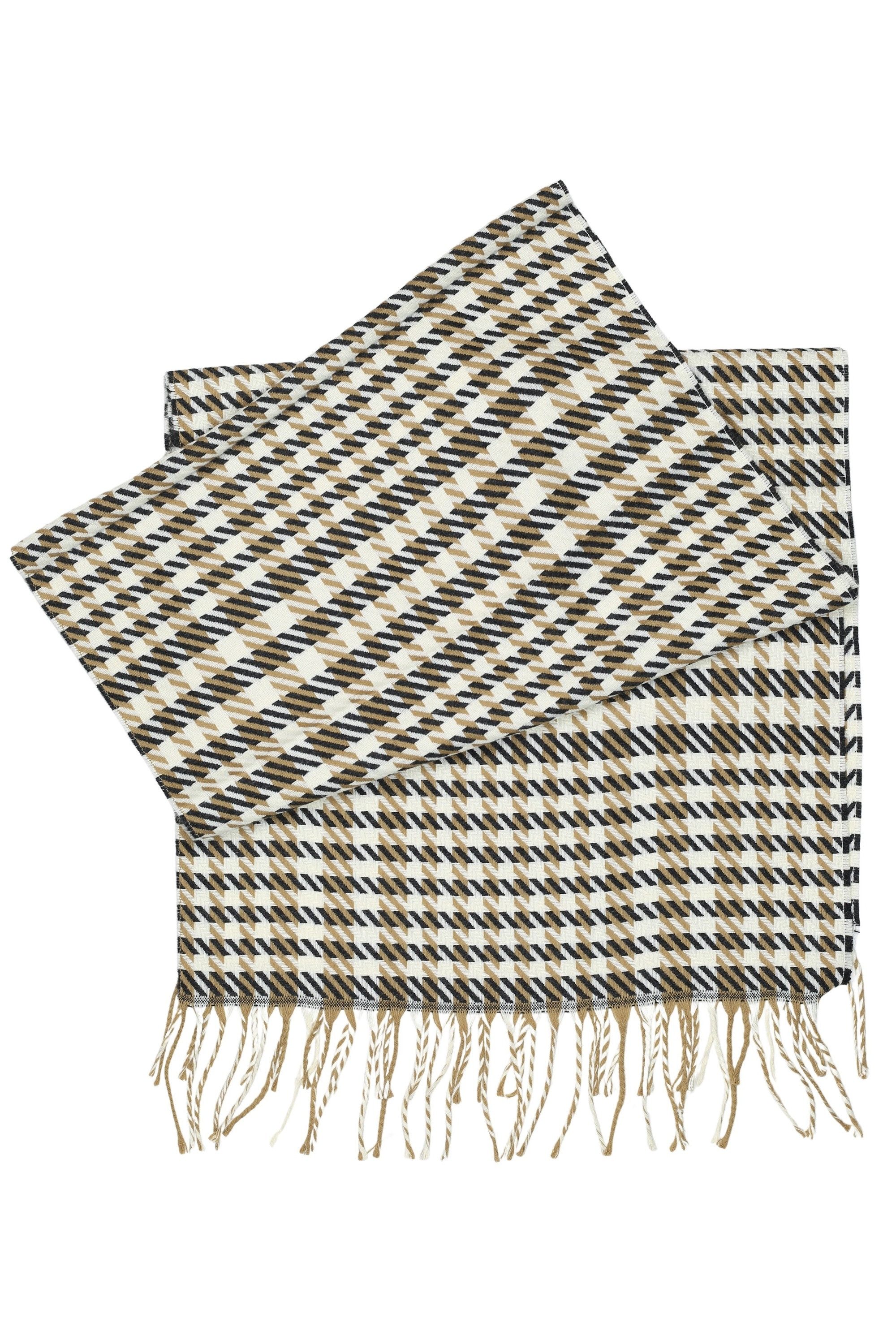 COLLEZIONE ALESSANDRO Wollschal Inverno, (1-St), Made in Italy, mit modernem Karo