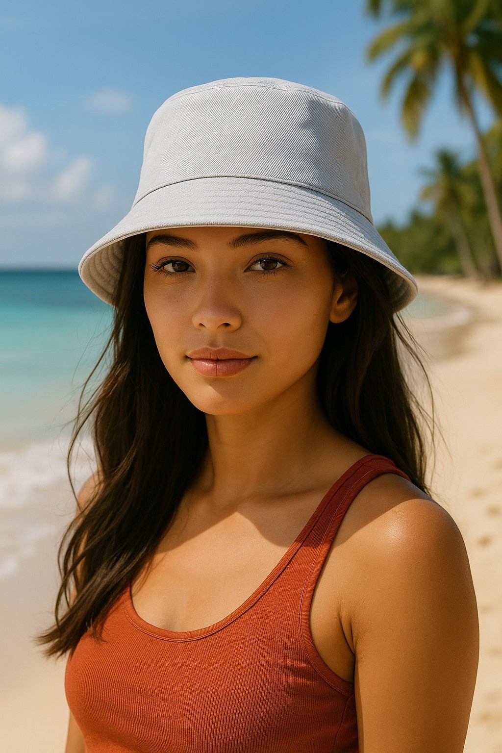 Reichstadt Fischerhut Damen Anglerhut 56-58cm 25RSW074 Sonnenschutz, Markenneutral