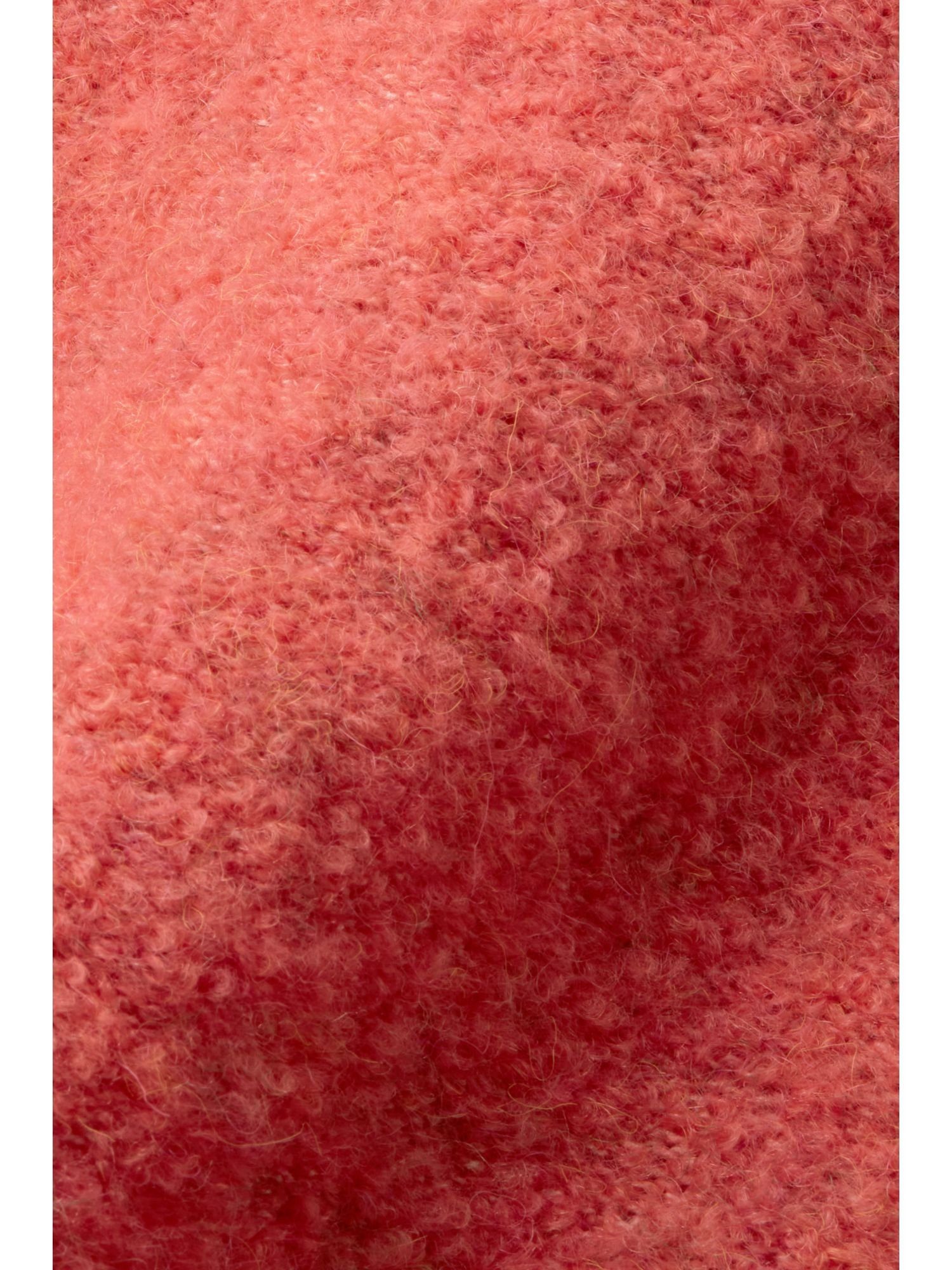 Esprit Pullover Stehkragen Kuscheliger by mit RED edc Stehkragenpullover CORAL