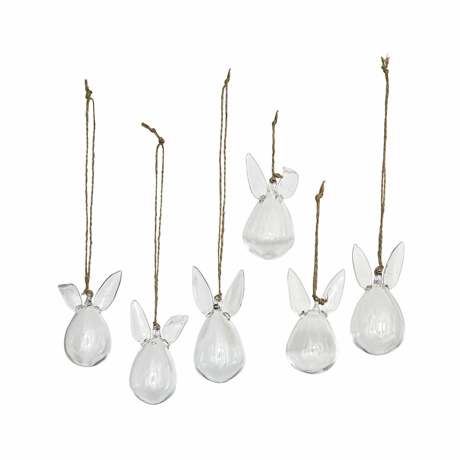 Mirabeau Osterfigur Anhänger 6er Set Suva klar