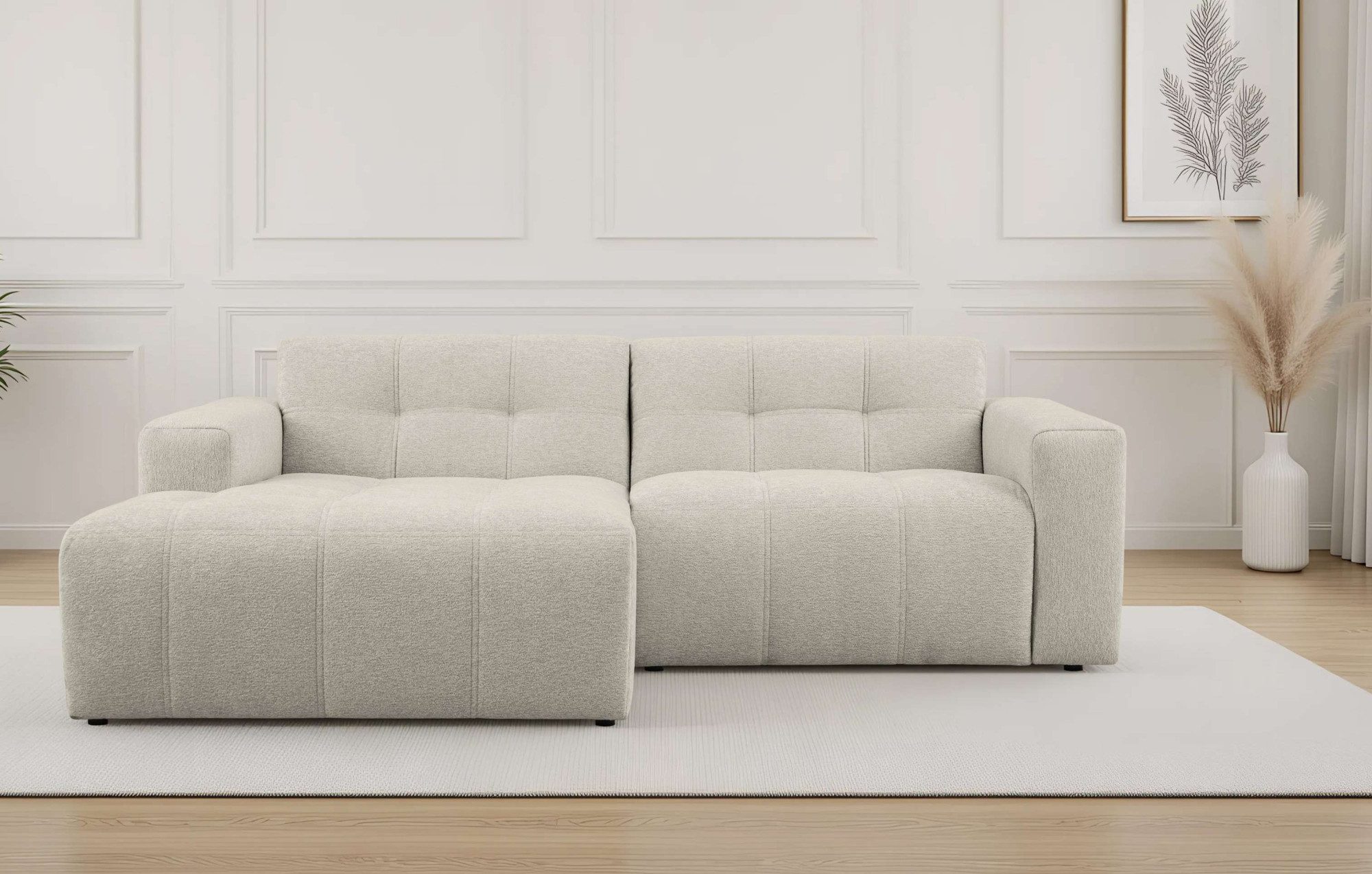 INOSIGN Ecksofa Tapley, Breite 221 cm, günstig online kaufen