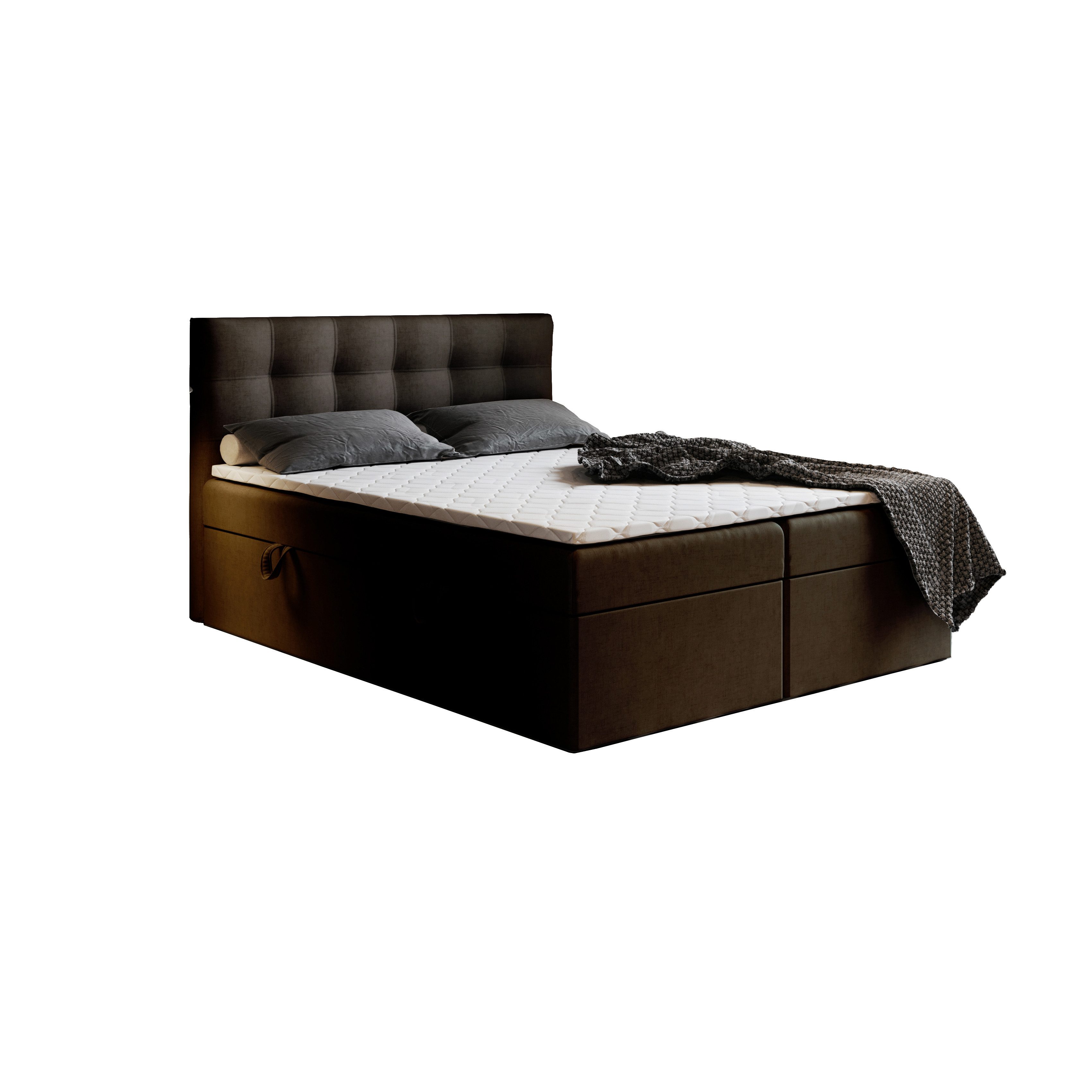 Godre Boxspringbett mit Bettkasten Ewora 140x200 günstig online kaufen
