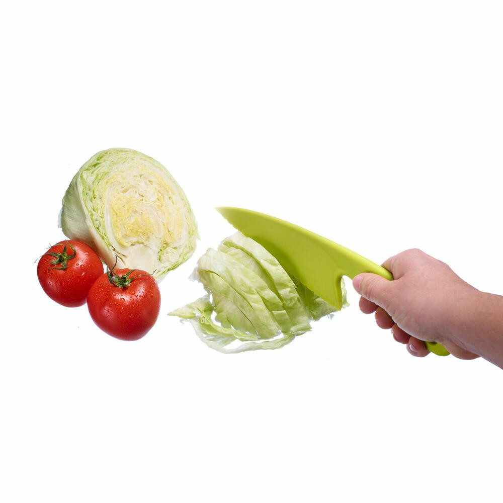 WESTMARK Allzweckmesser /Salat-/Kuchenmesser, Breite Klinge, Länge: 29,1 cm, Kunststoff, Farbe, breite Kunststoffklinge, spülmaschinenngeeignet, BPA-frei