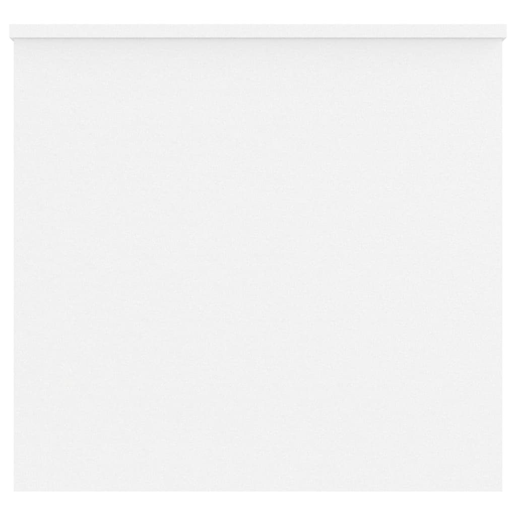 vidaXL Couchtisch Weiß Weiß Holzwerkstoff Weiß | Couchtisch (1-St) cm 102x55,5x52,5
