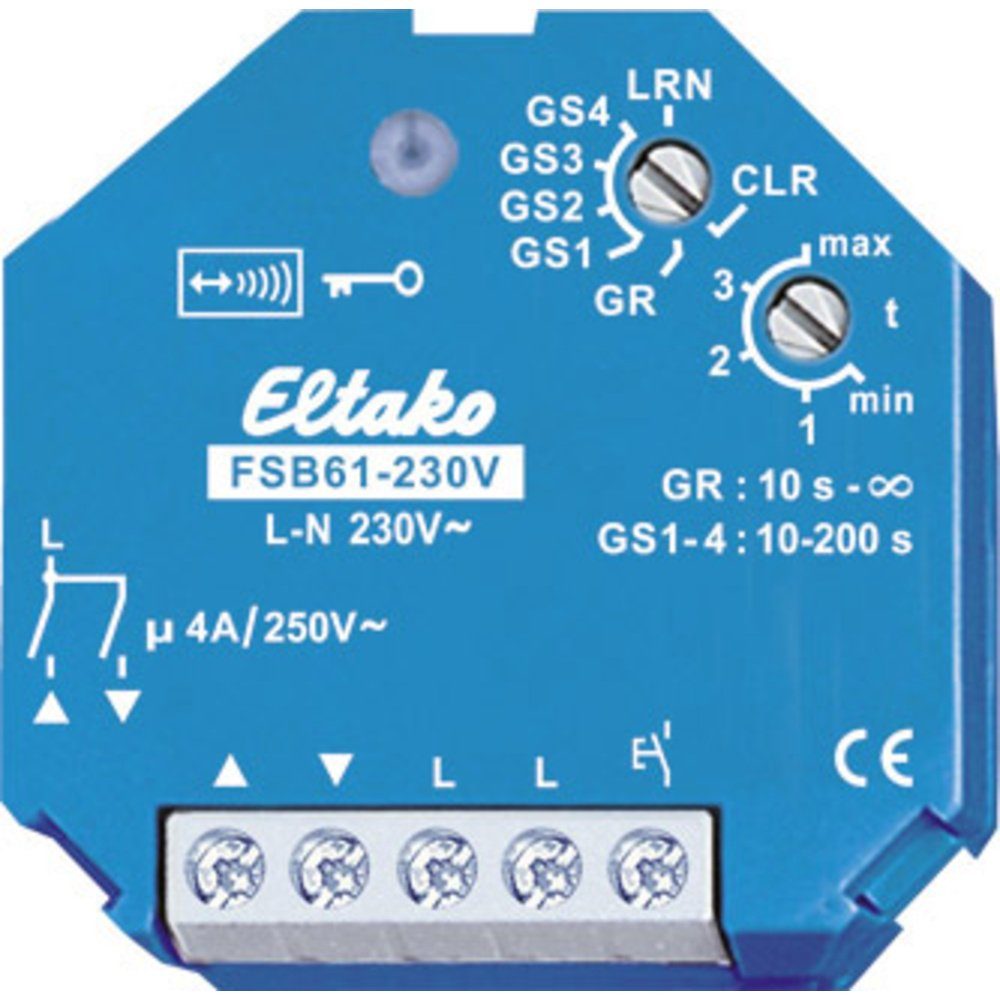 Eltako FSB61-230V Eltako Funk Rollladenaktor Unterputz Schaltleistung (max Smart-Home-Zubehör